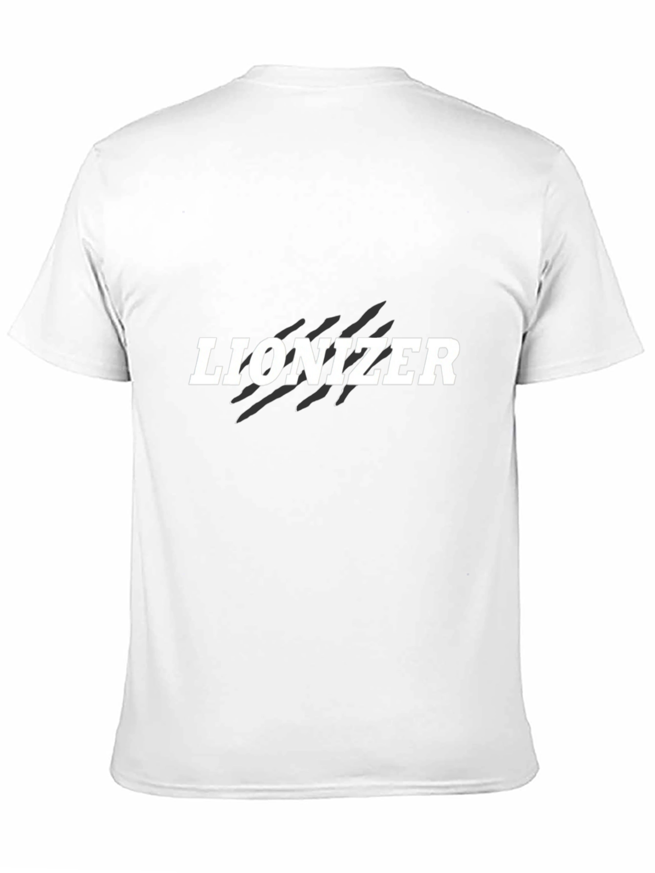 Black Lionizer Claw Graphic Black T-Shirt view 11