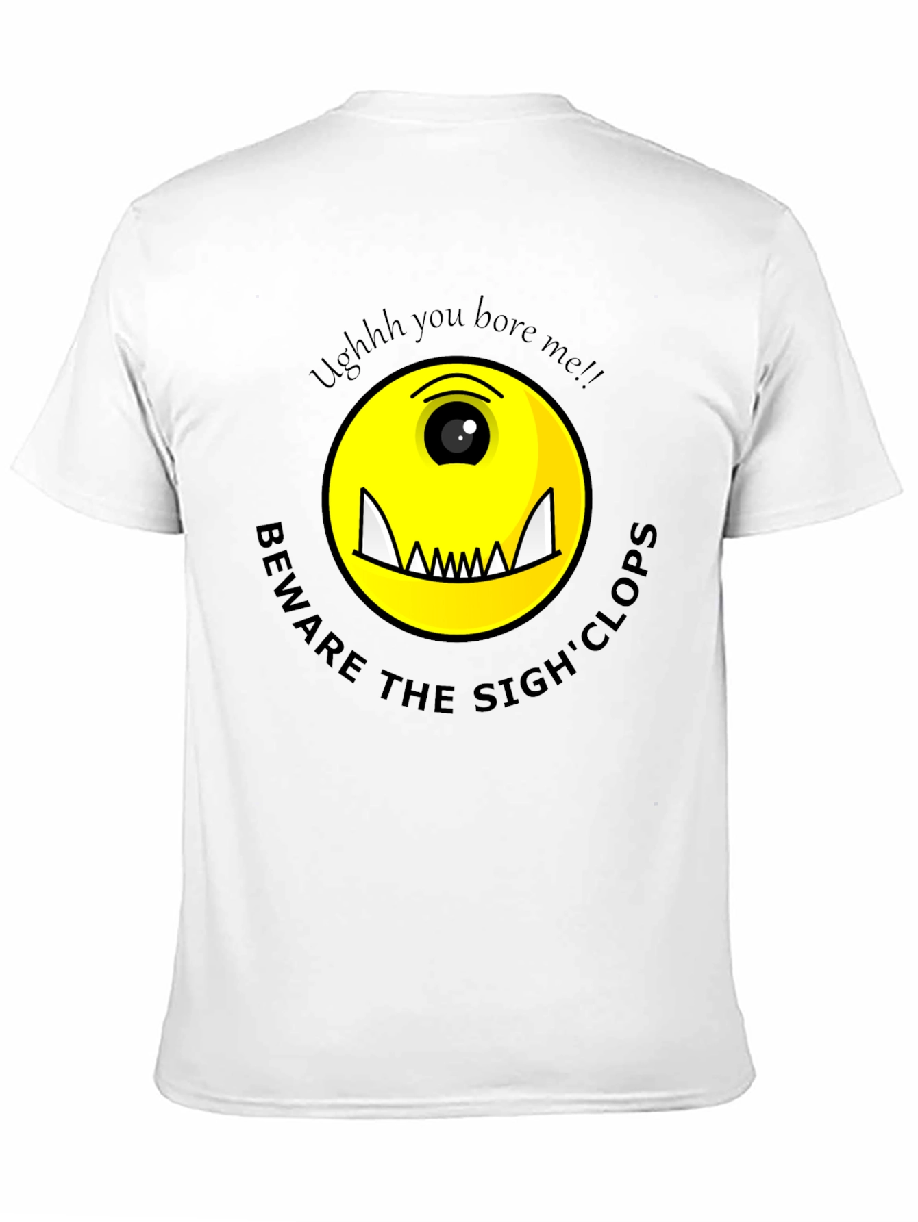 Black Beware The Sigh'clops Monster Graphic Tee view 11