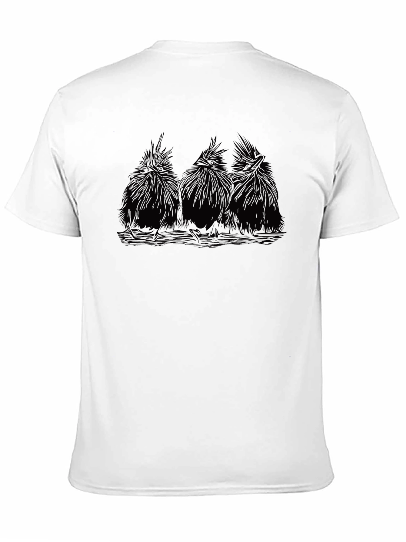 Black Black Chicken Flock Graphic Tee view 11