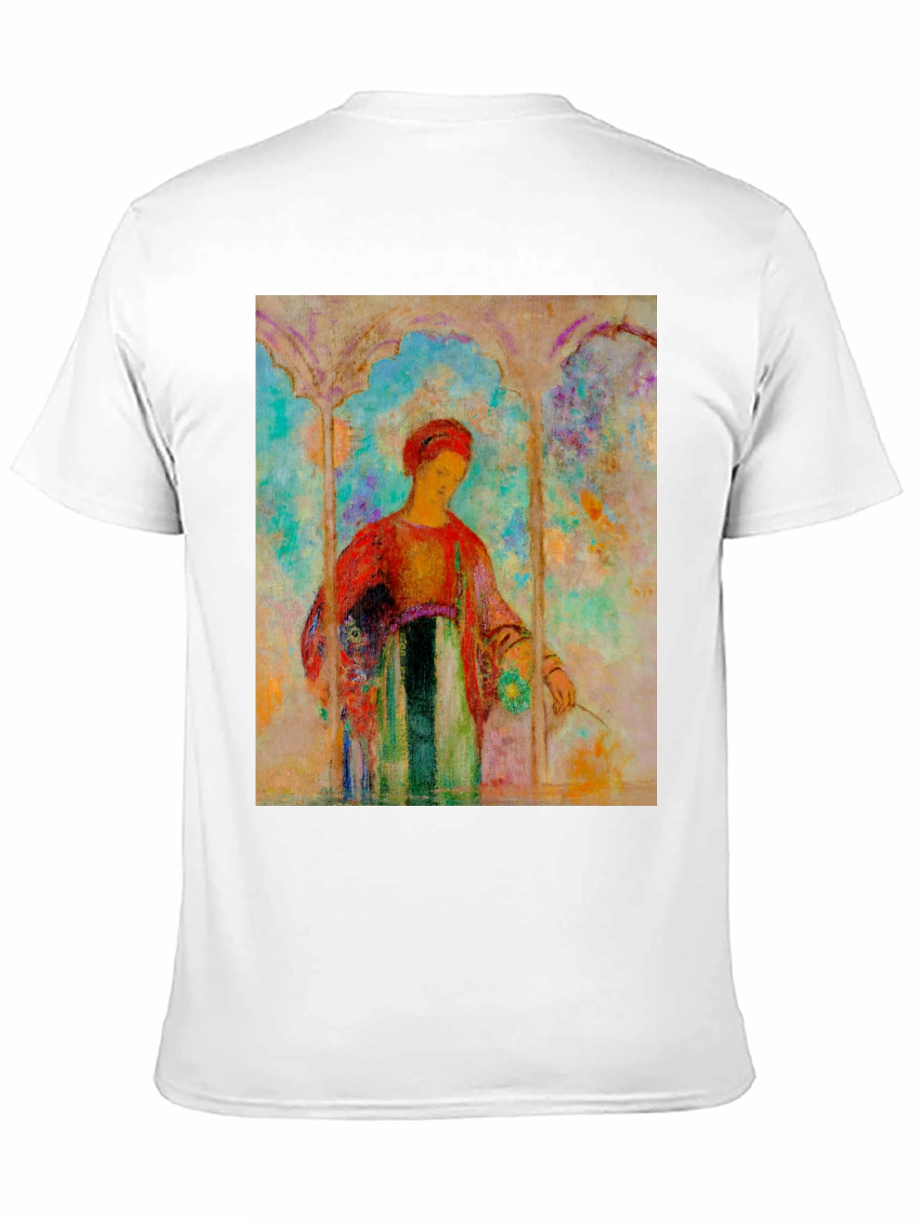 Black Artistic Woman Portrait T-Shirt - Unique Design view 11