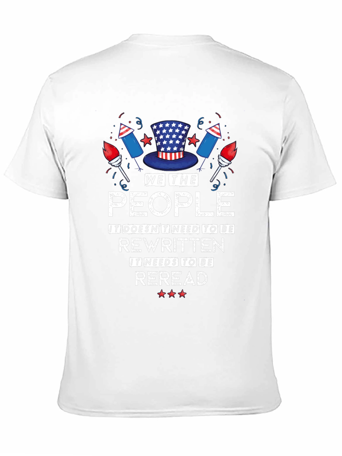 Black We The People Patriotic T-Shirt view 11