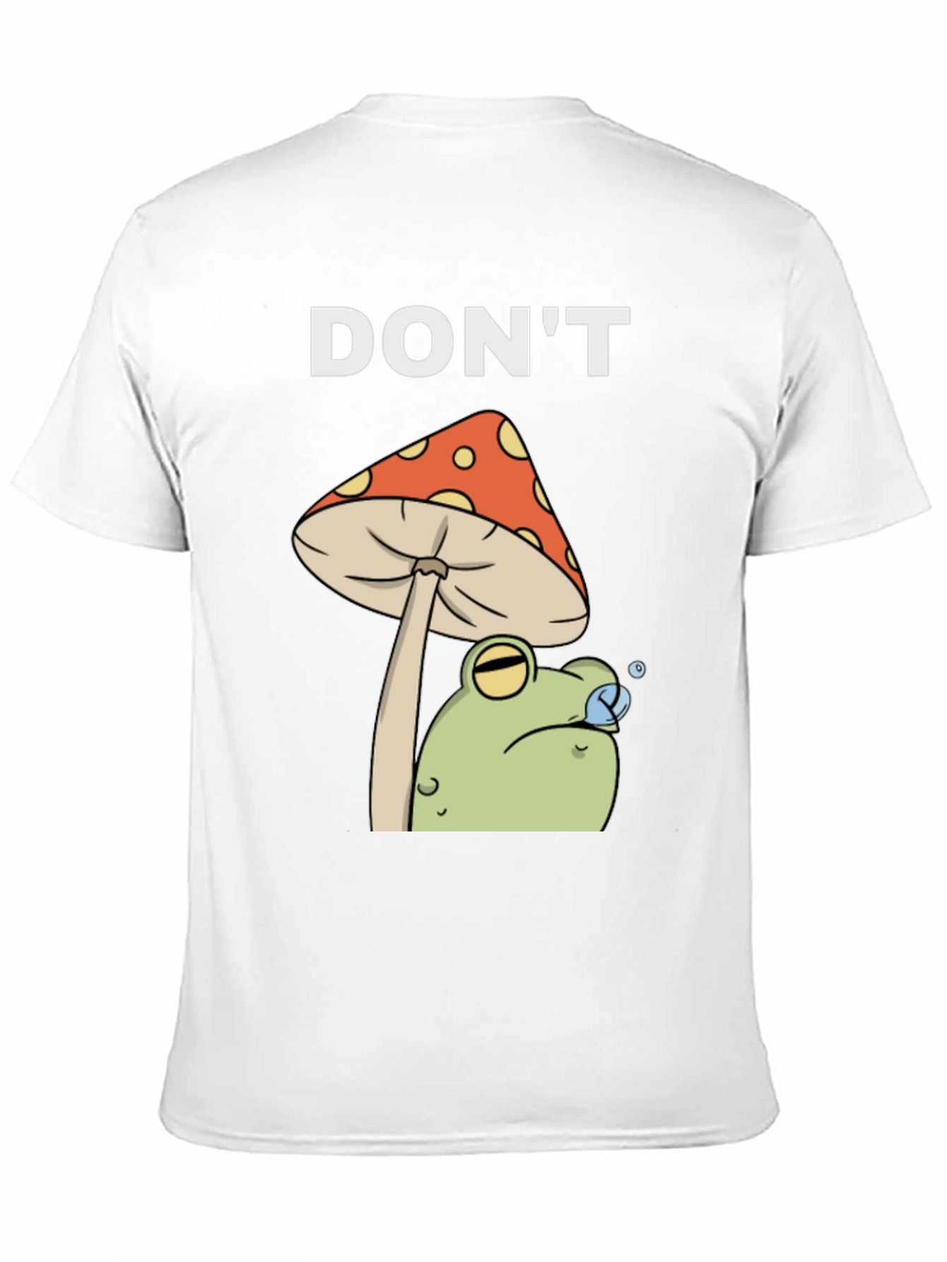 Black Don't Frog on Mushroom Graphic Tee view 11