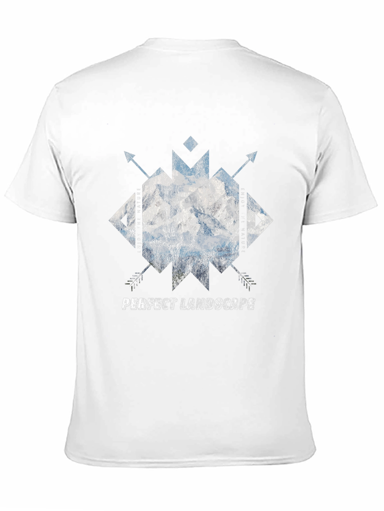 Black Perfect Landscape Graphic Tee view 11