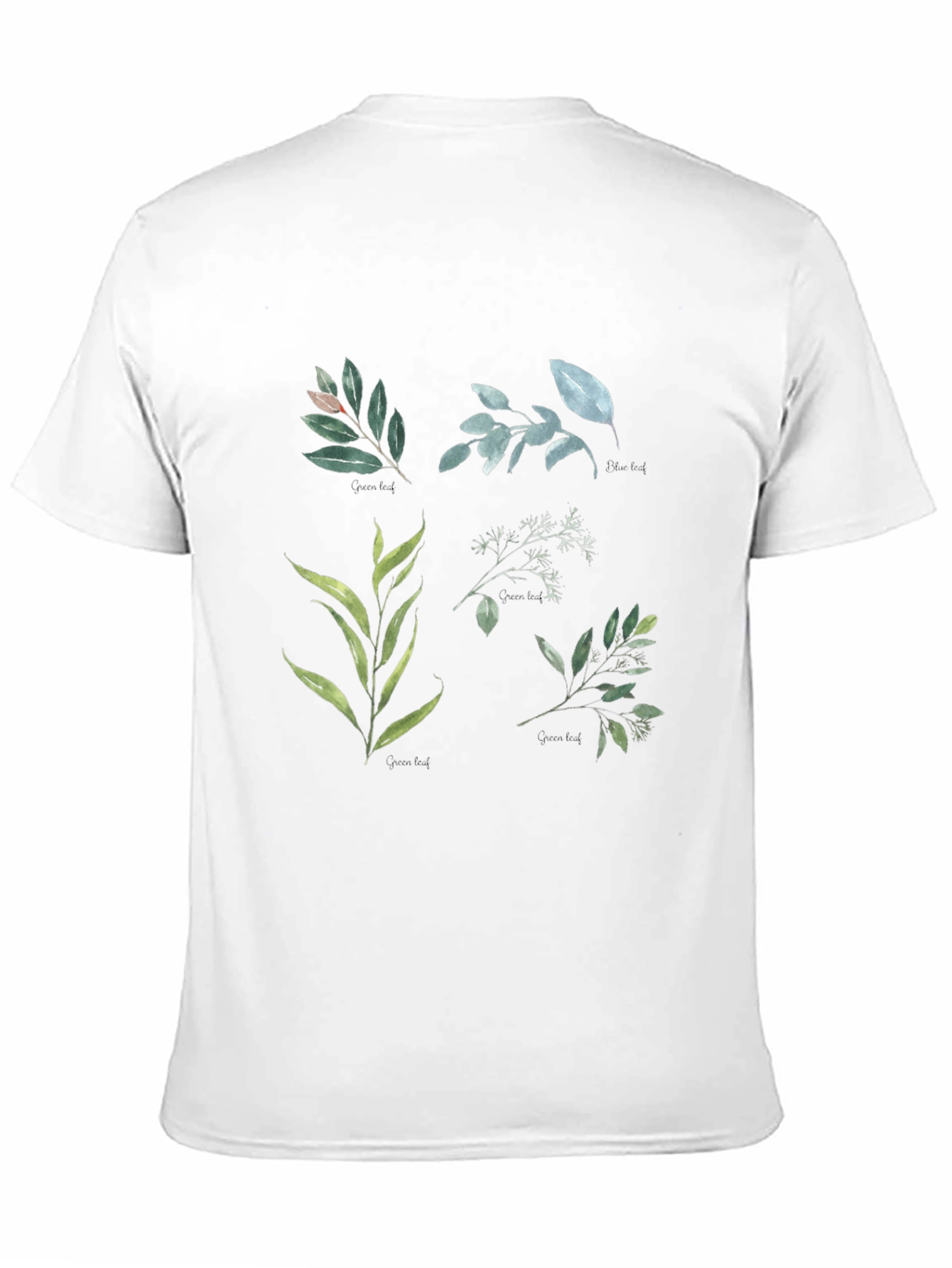Black Botanical Print Black T-Shirt view 11