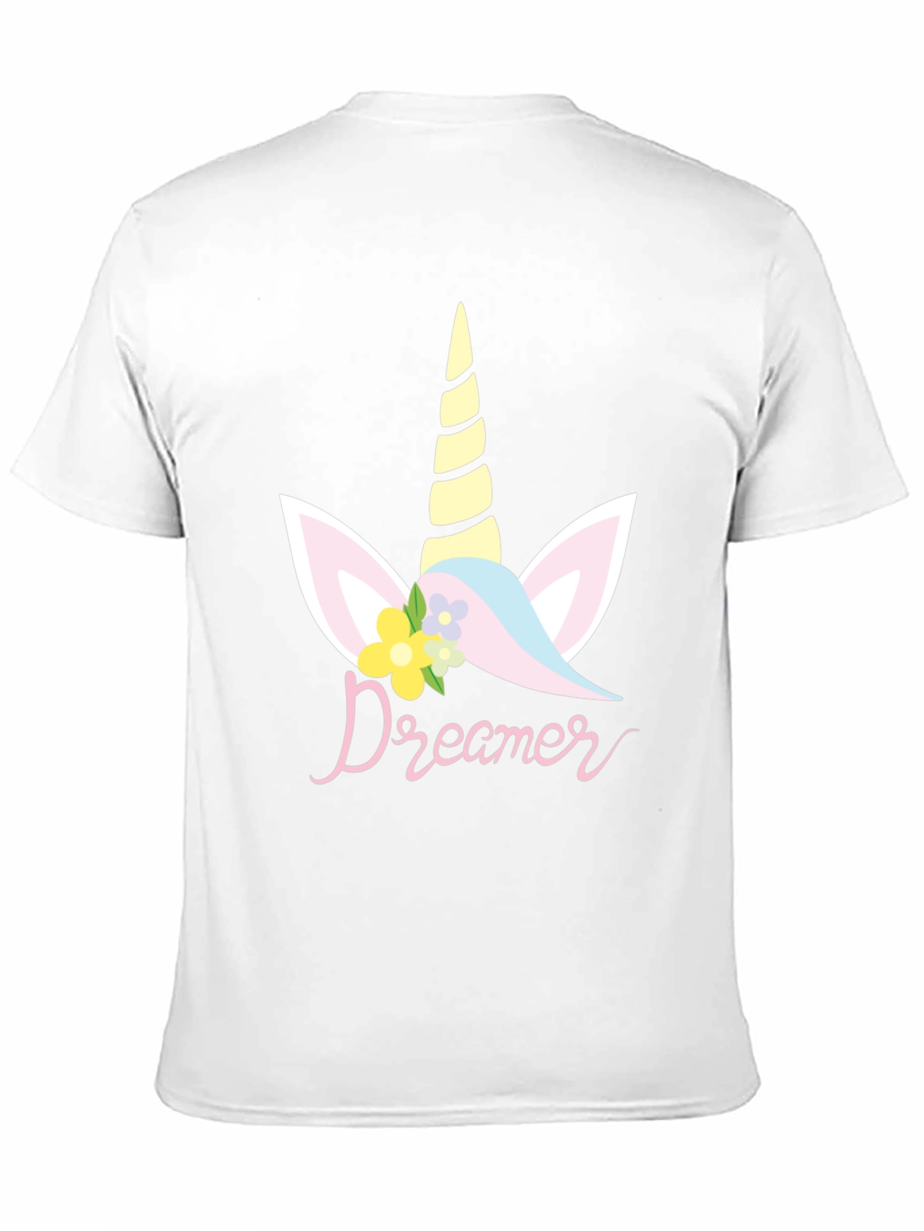 Dreamer Unicorn Graphic T-Shirt - Black - 11