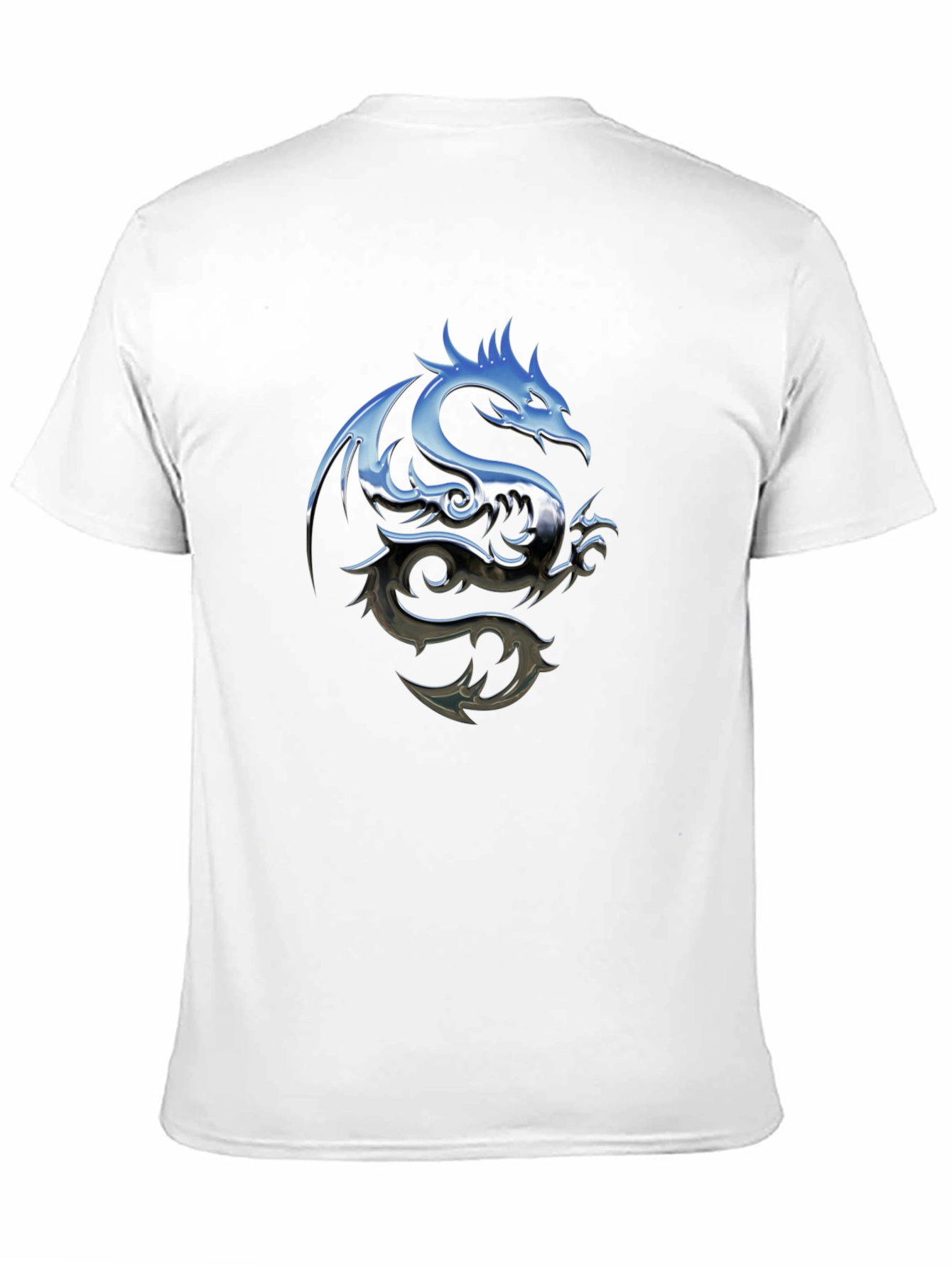 Black Dragon Graphic Tee - Men's Black T-Shirt view 11