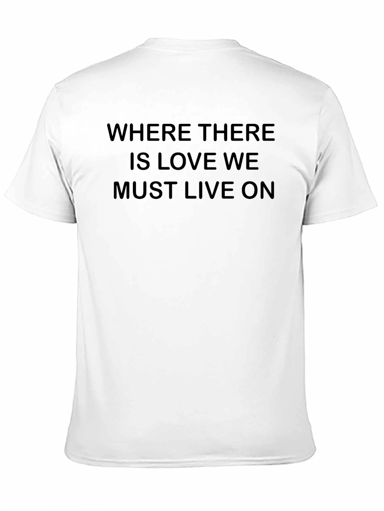 Black Love Lives On Black Graphic Tee view 11