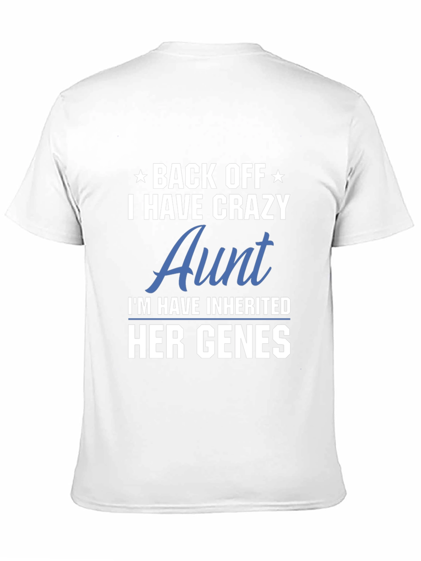Black Crazy Aunt Genes T-Shirt - Black view 11