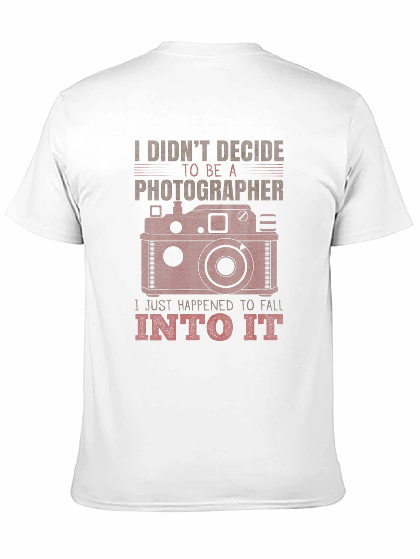 Black Photographer Graphic Tee - I Didn't Decide, I Fell Into It view 11