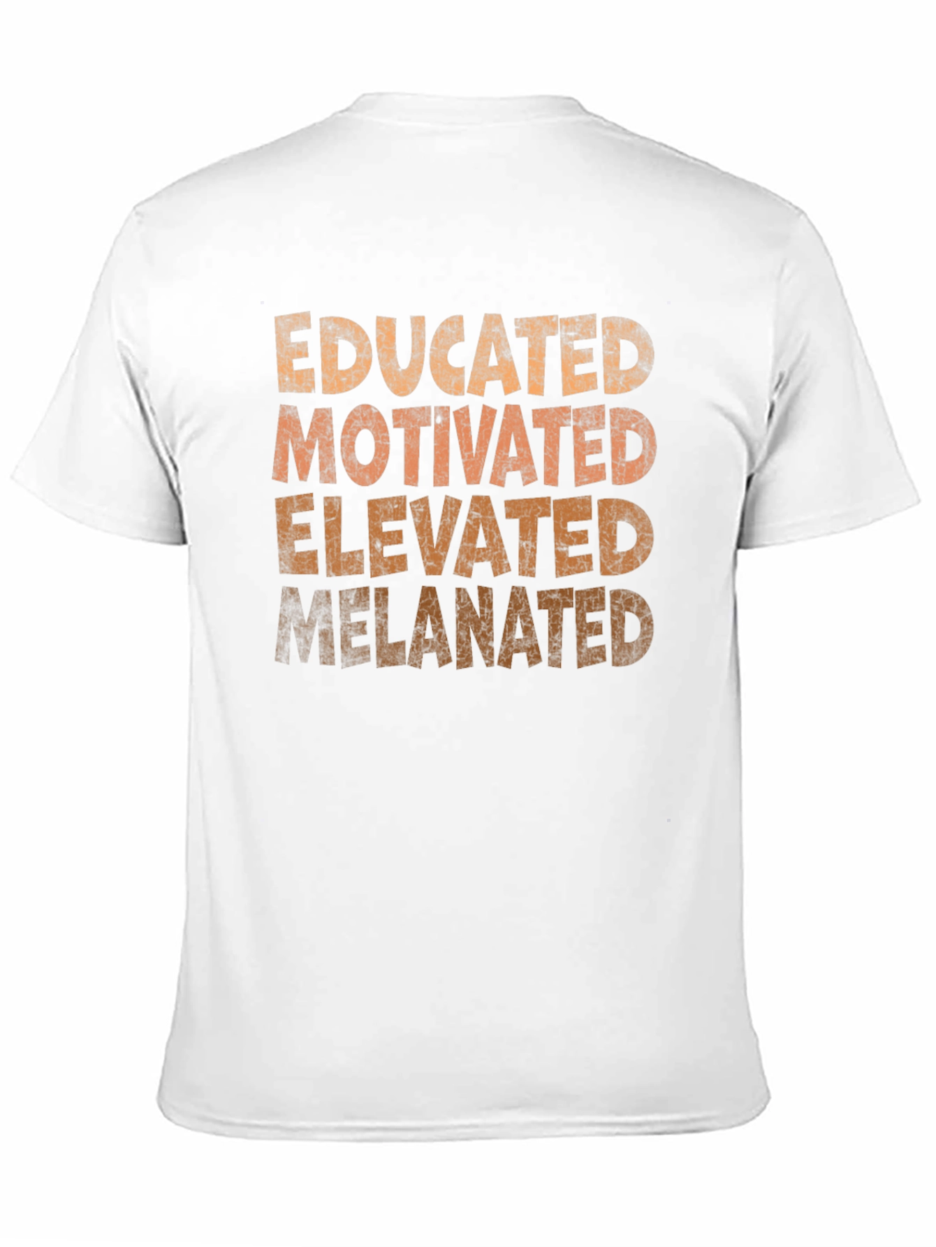 Black Educated, Motivated, Elevated, Melanated T-Shirt view 11