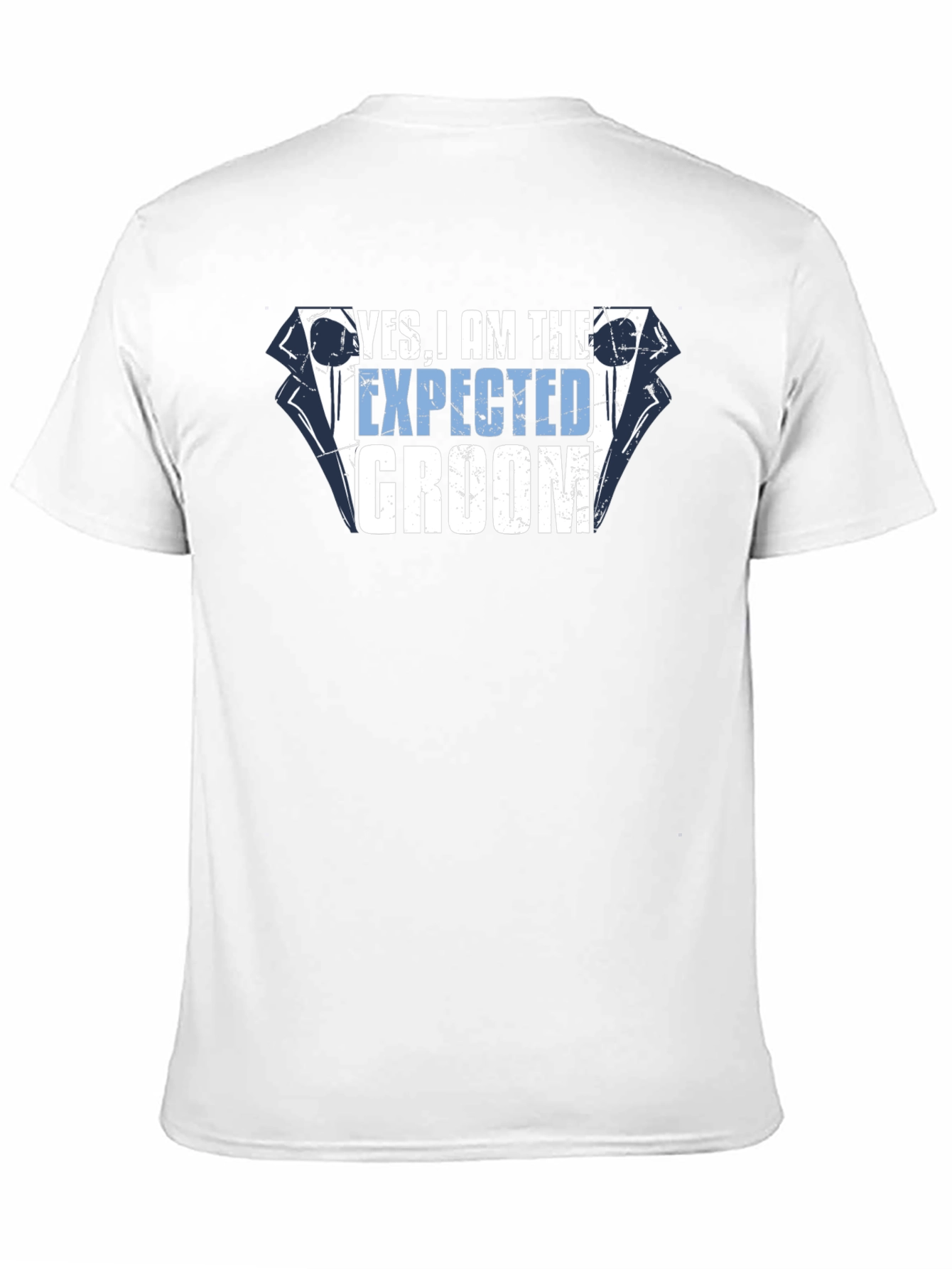 Yes, I am the Expected Groom Black T-Shirt - 11