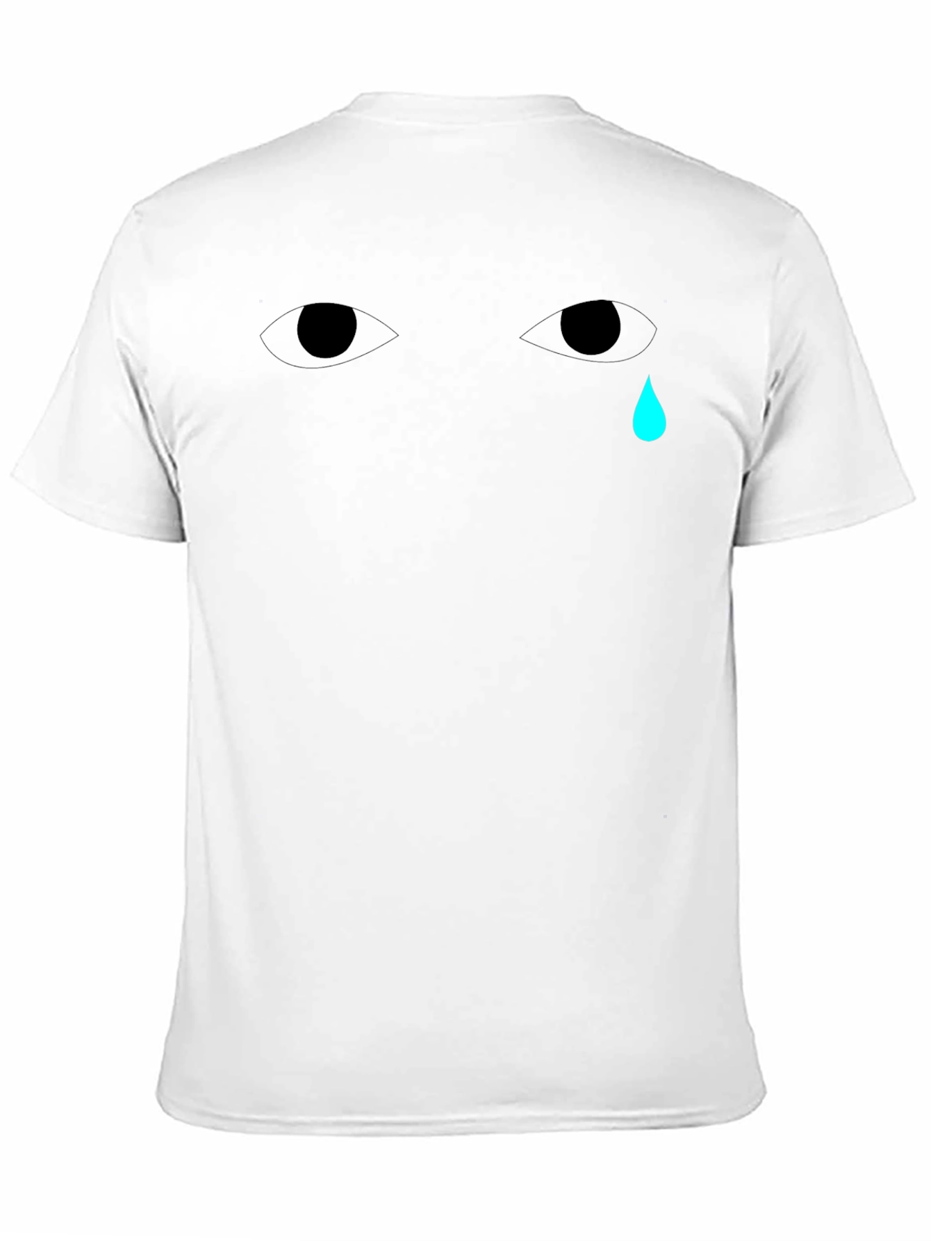 Black Emo Cry Graphic T-Shirt - Soft Cotton Blend, Modern Fit view 11