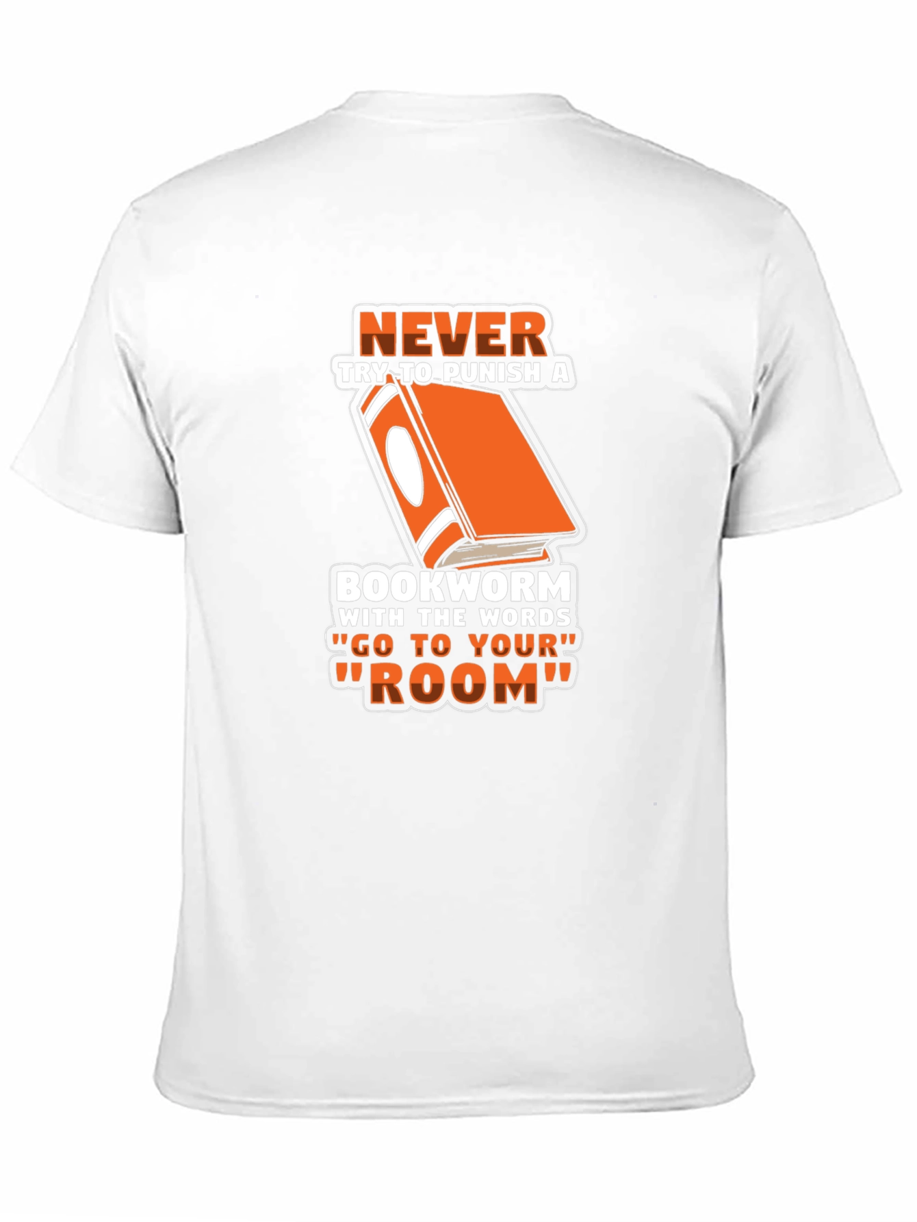 Black Never Punish a Bookworm T-Shirt view 11