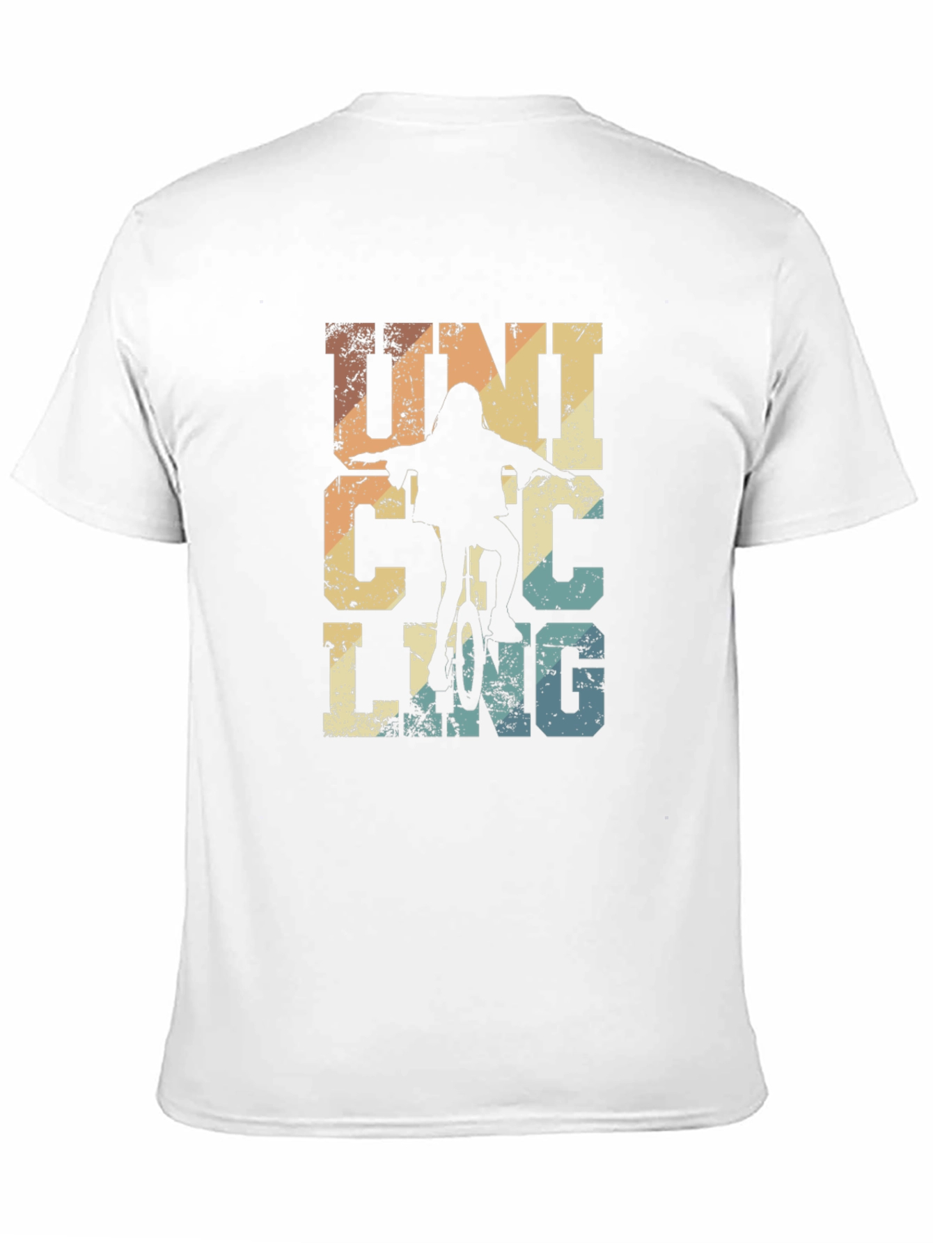 Black Vintage Unicycling T-Shirt: Retro Cycling Apparel view 11
