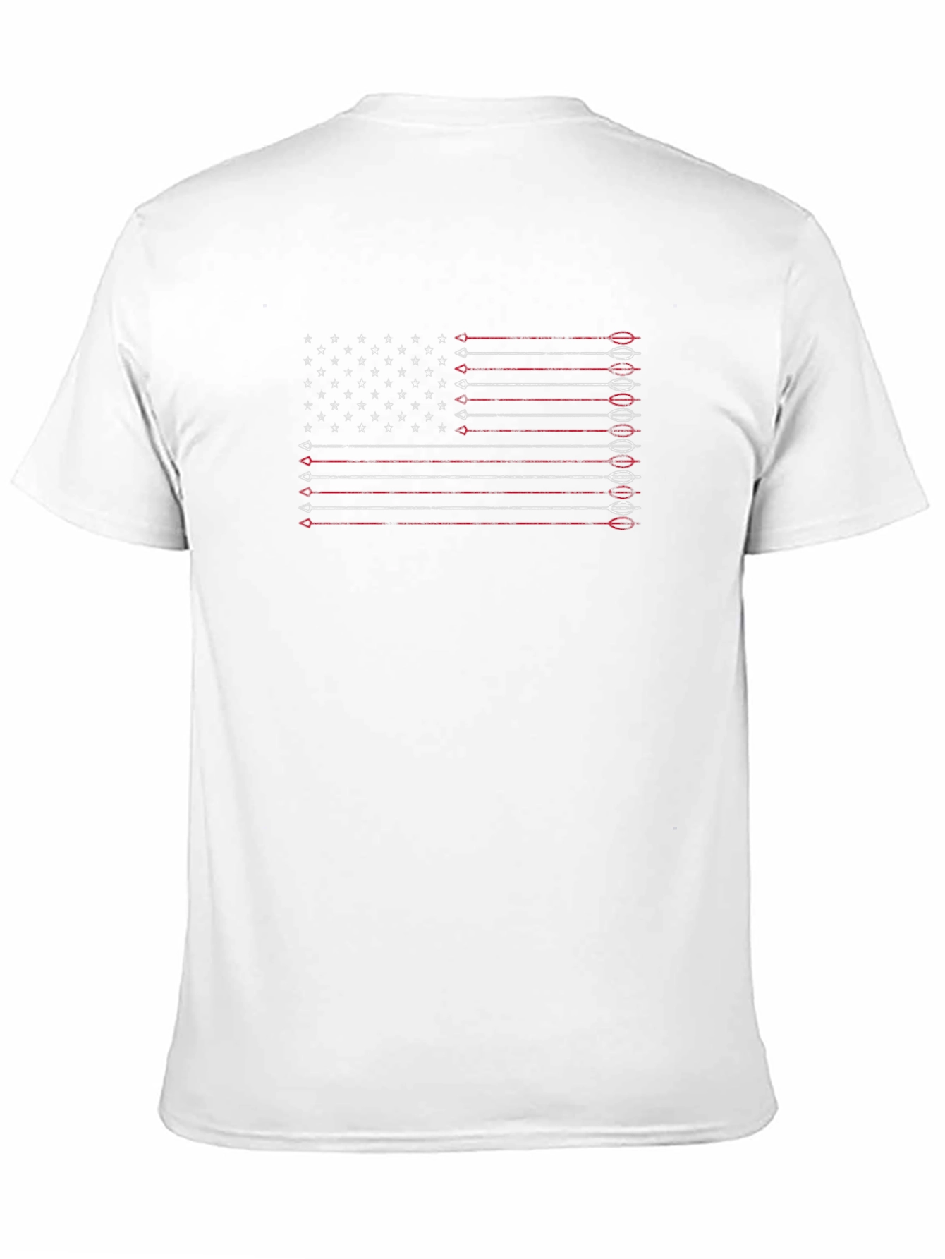 Black American Arrow Flag Graphic Tee - Patriotic Style view 11