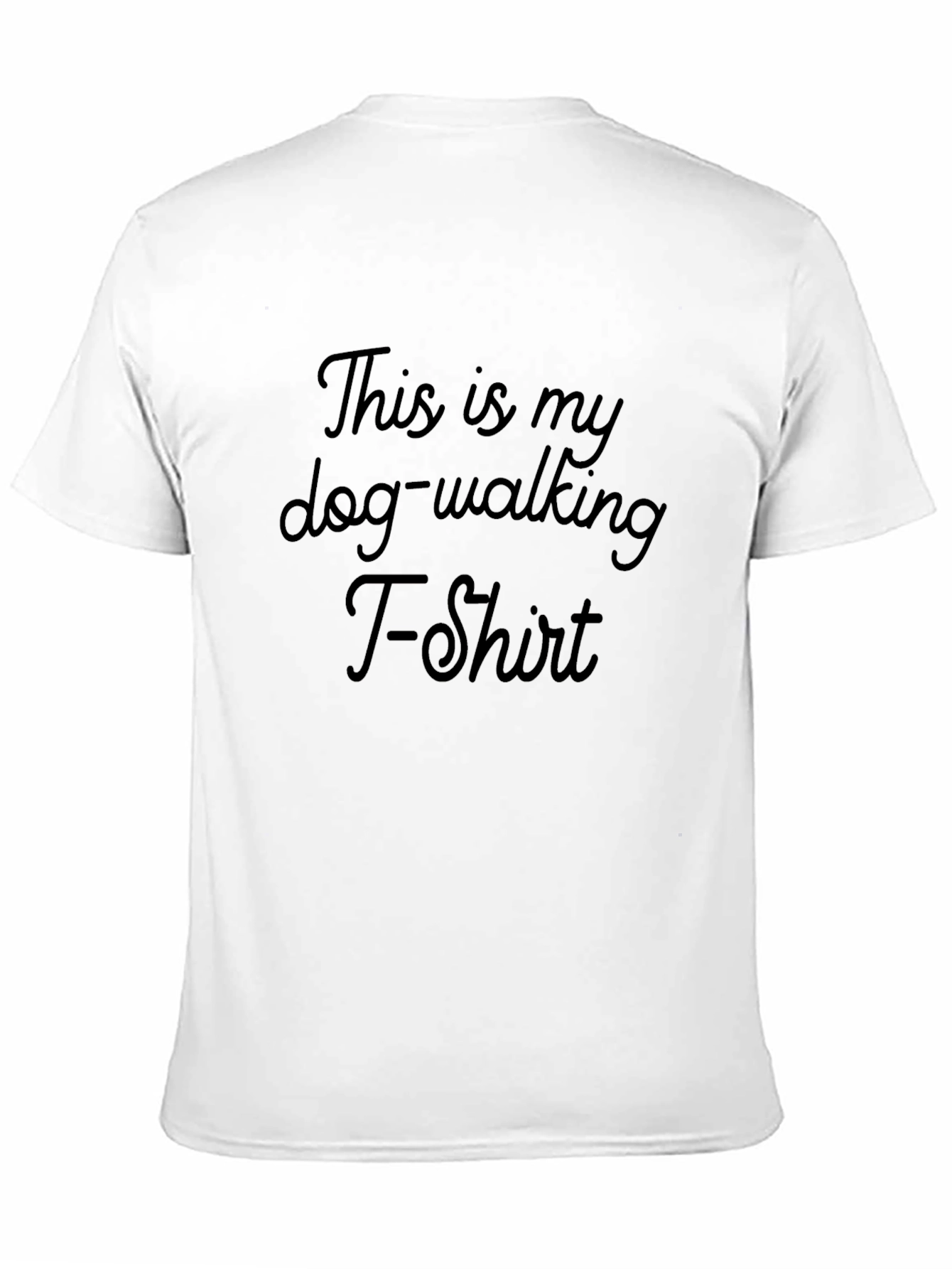 Black Dog Walking T-Shirt - Funny Pet Lover Tee view 11