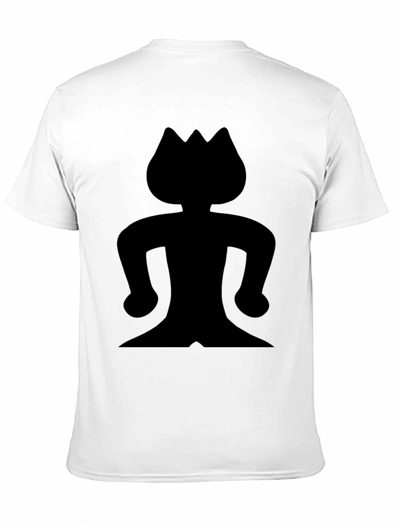 Black Silhouette Graphic Tee - Black view 11