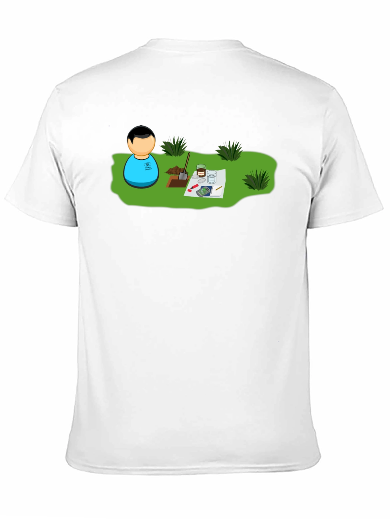 Black Cartoon Archaeology Graphic Tee view 11