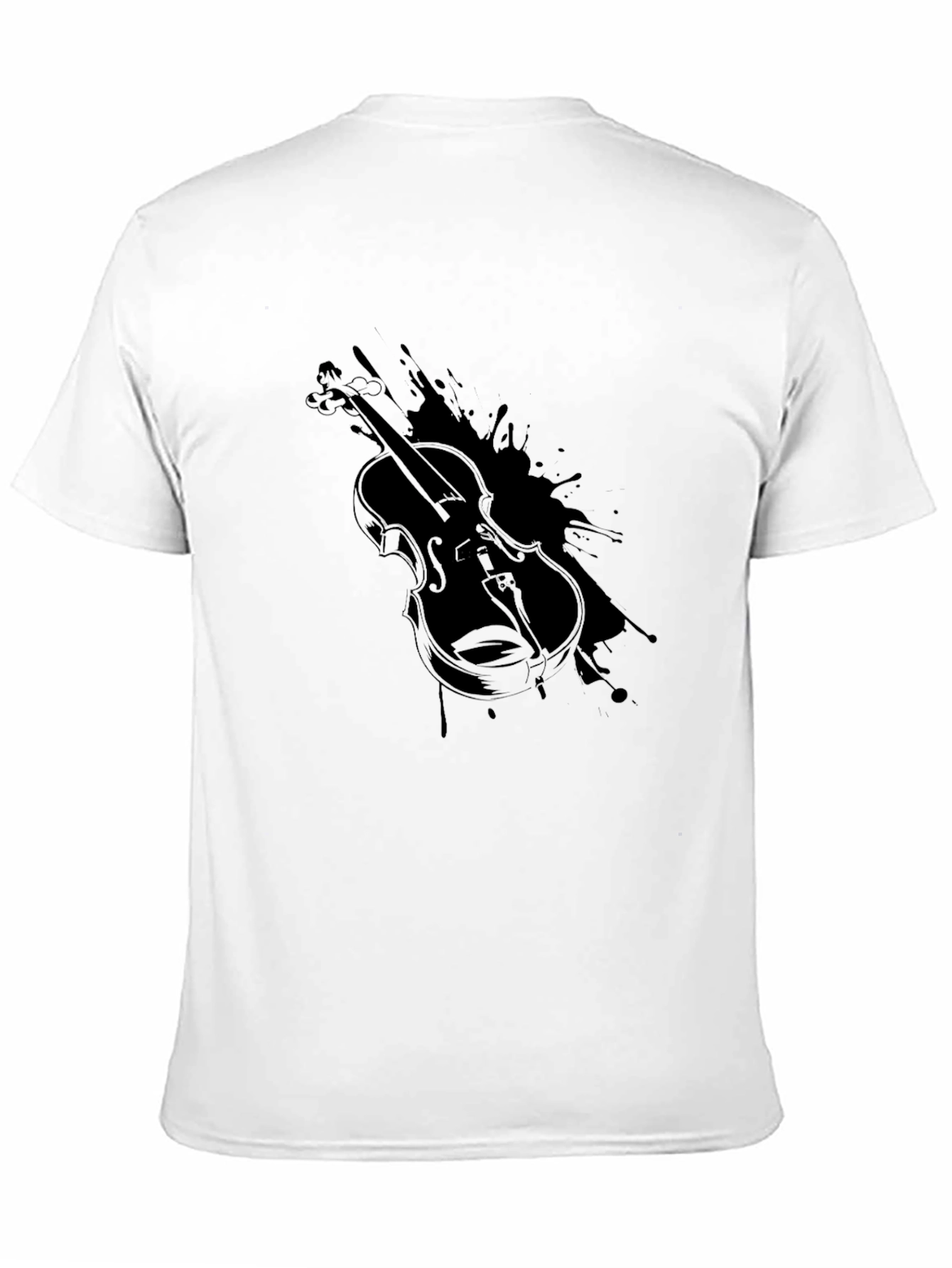 Black Violin Graphic Tee - Stylish Musician T-Shirt view 11