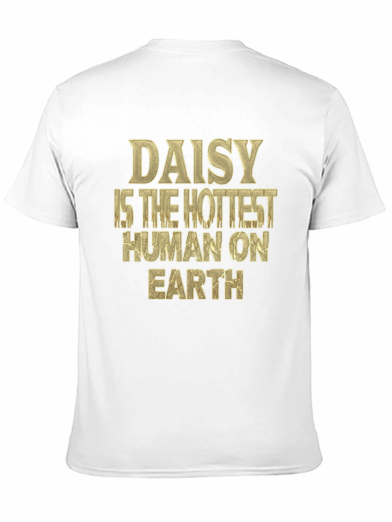 Black Daisy Hottest Human T-Shirt - Black view 11