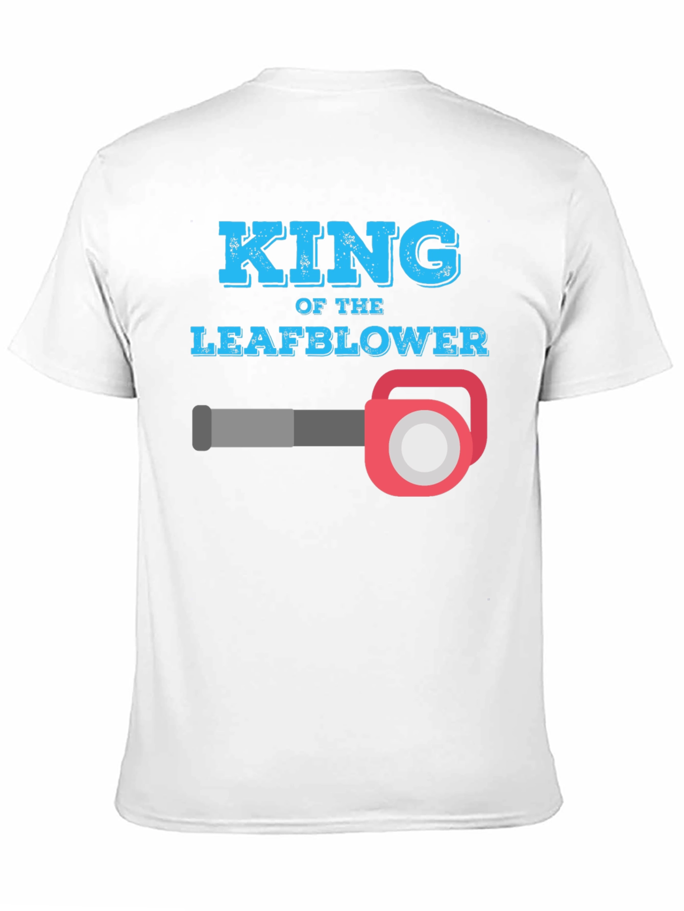 Black King of the Leaf Blower T-Shirt view 11