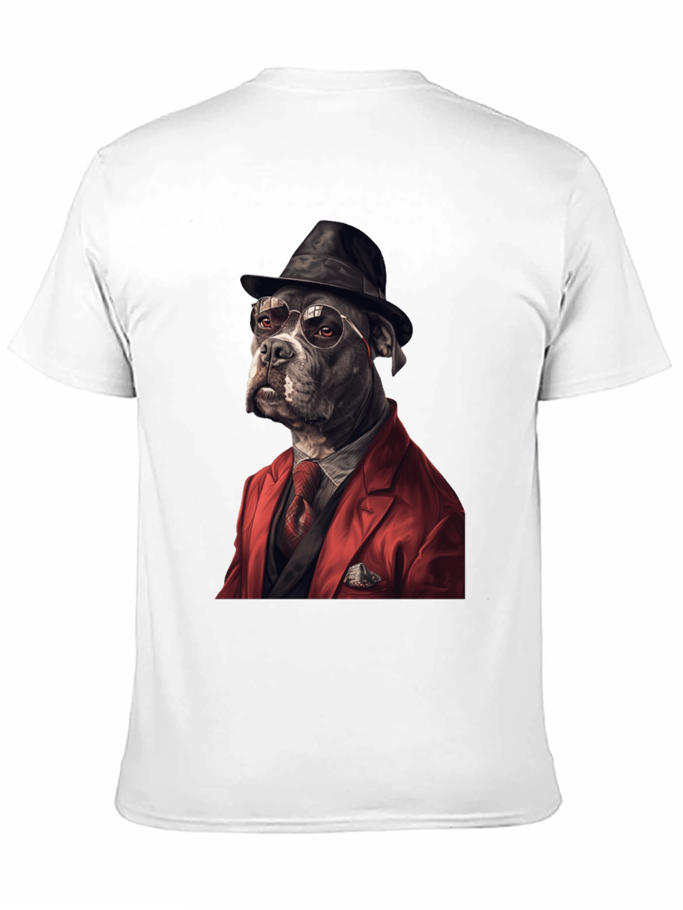Black Dog in Suit Graphic Tee view 11