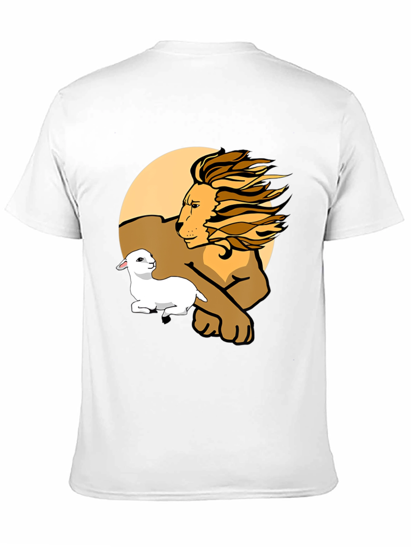 Black Lion and Lamb Graphic Tee - Unisex Comfort view 11