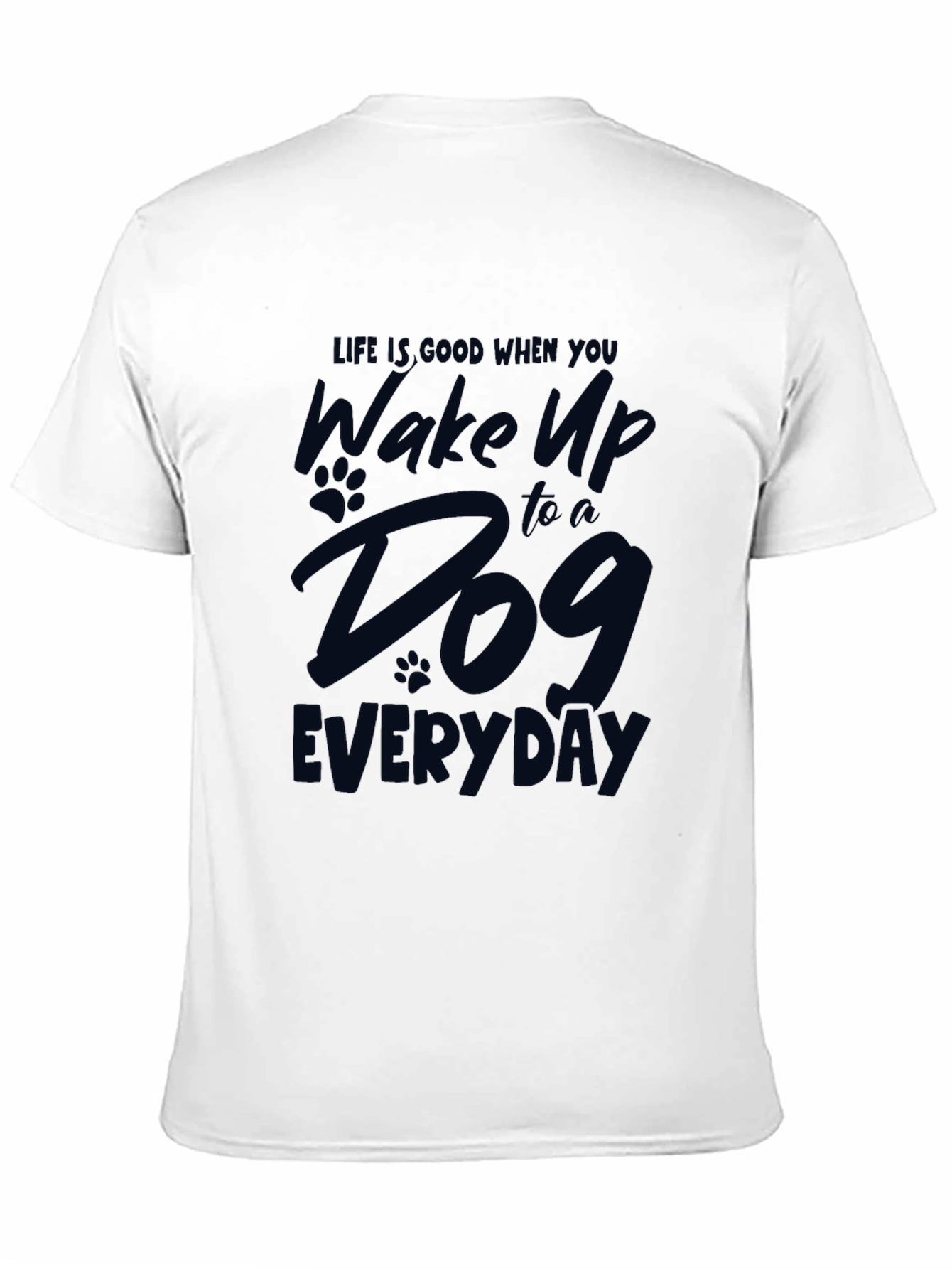 Black Life is Good Dog T-Shirt view 11