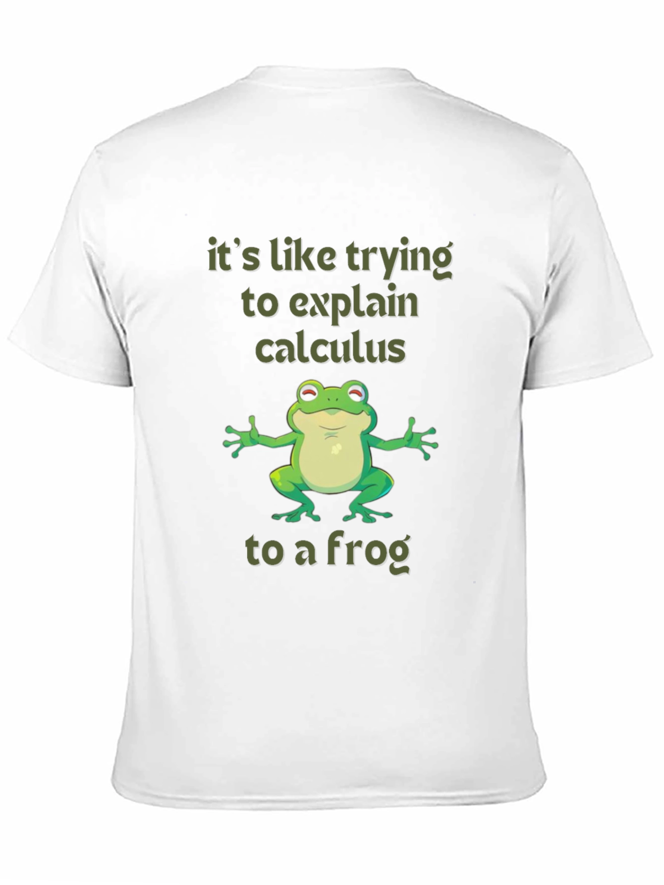 Black Calculus Frog T-Shirt Funny Math Tee view 11