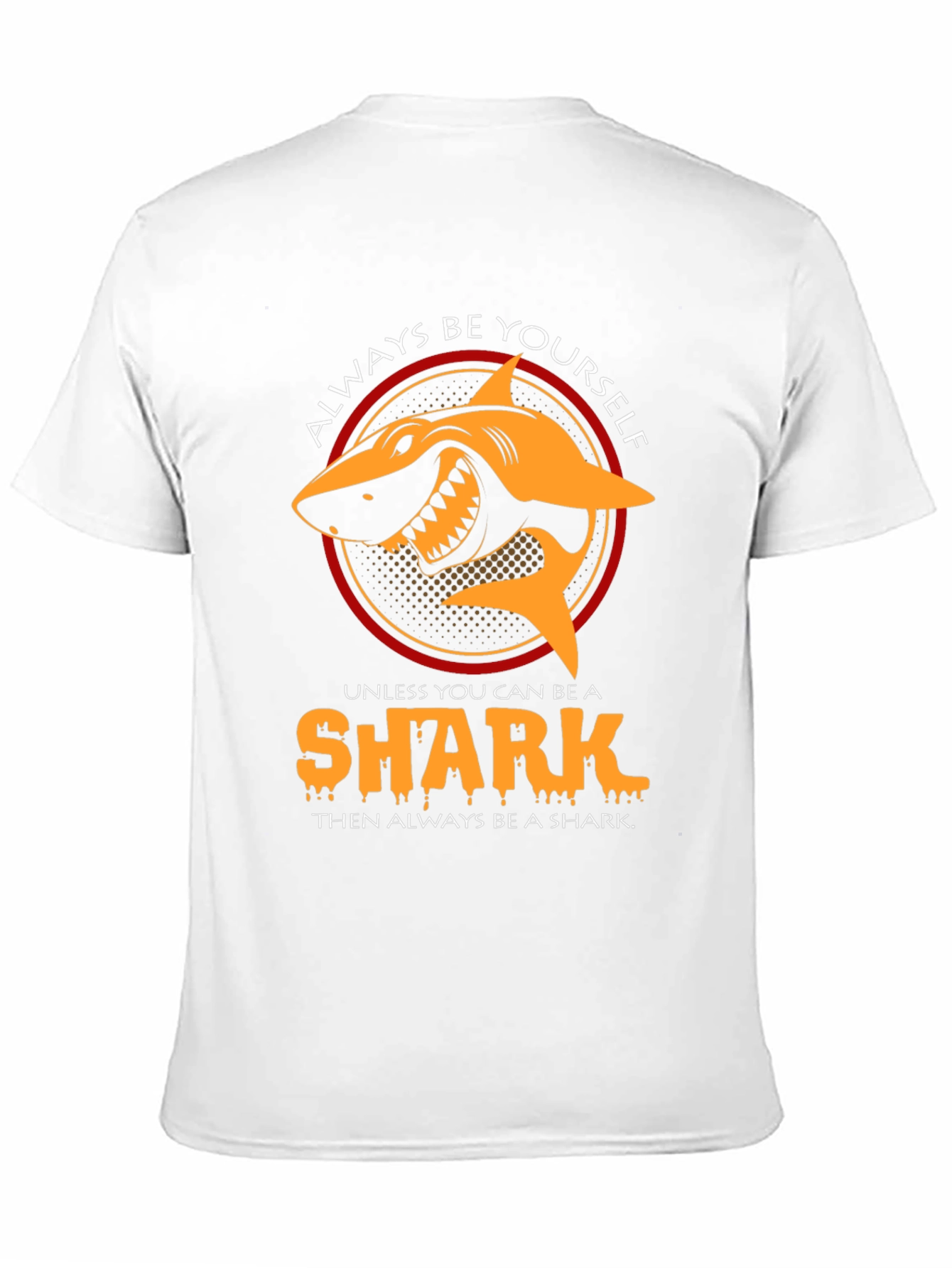 Black Always Be Yourself Shark Graphic Tee view 11