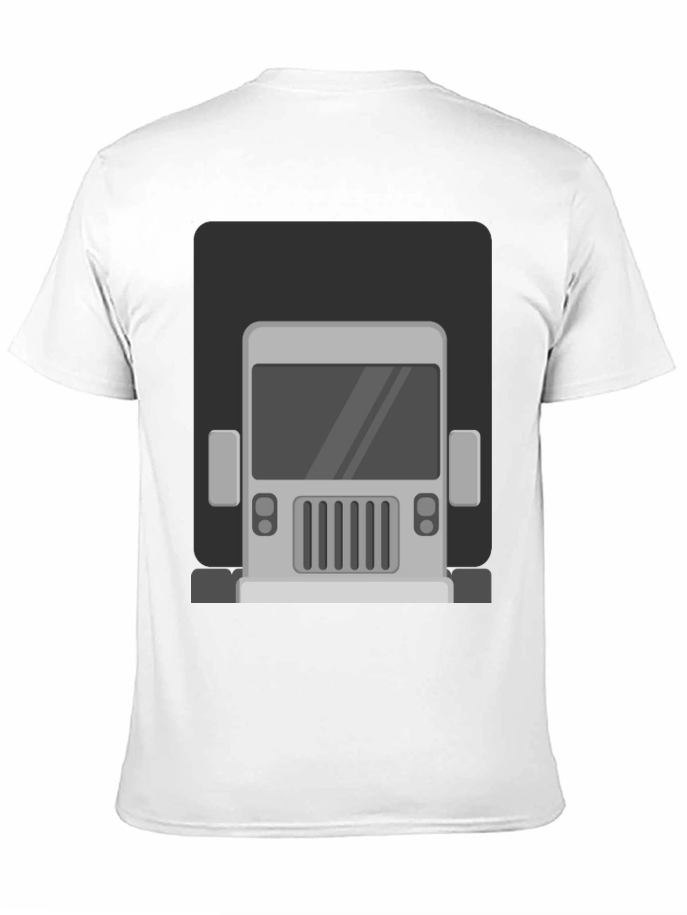 Black Truck Graphic Print T-Shirt - Men's Black Tee view 11