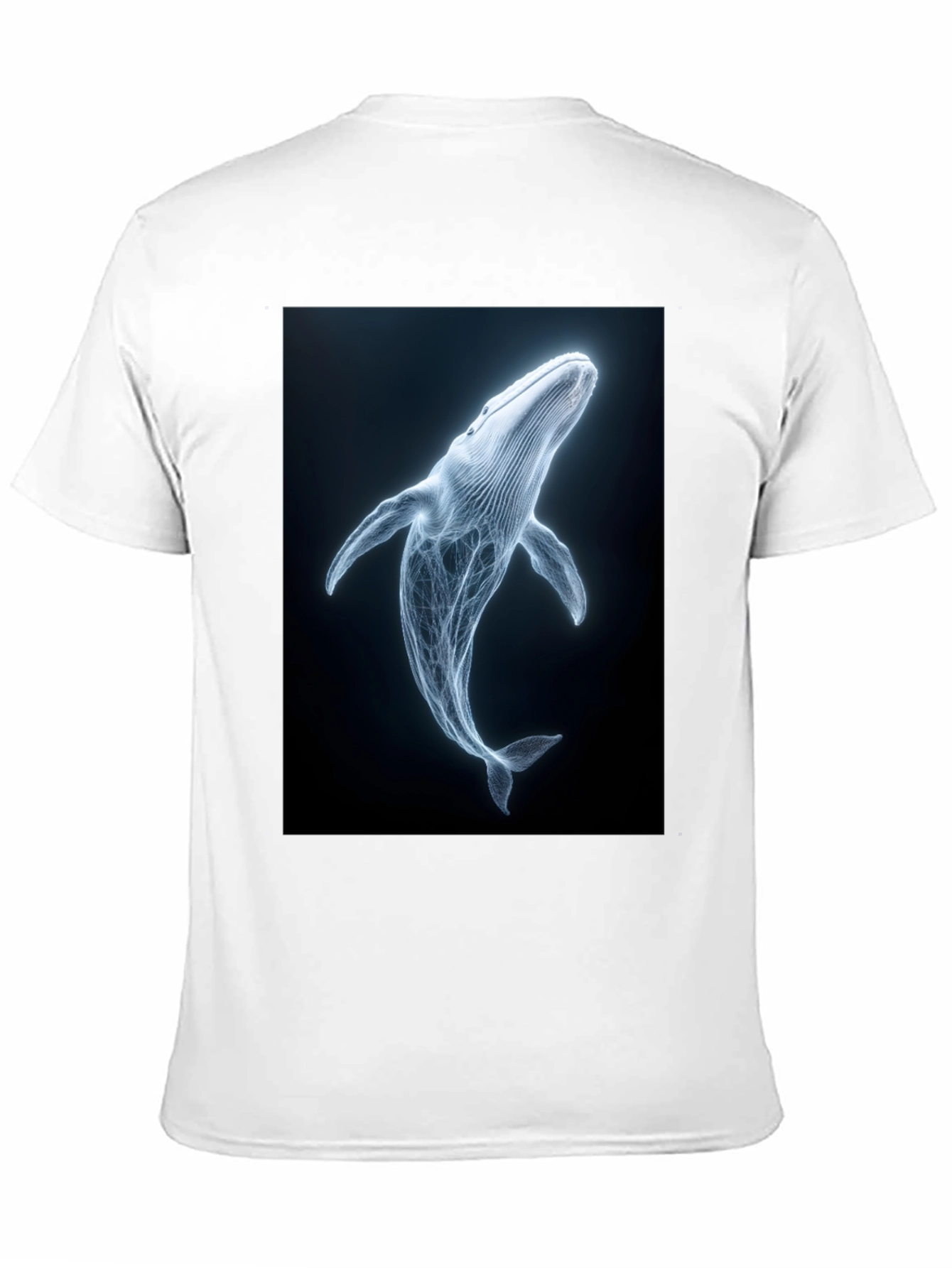 Black Whale Graphic Print Black T-Shirt view 11