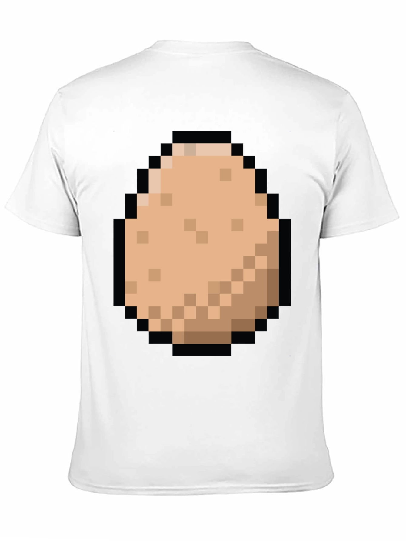 Black Pixel Potato T-Shirt - Gamer Style! view 11