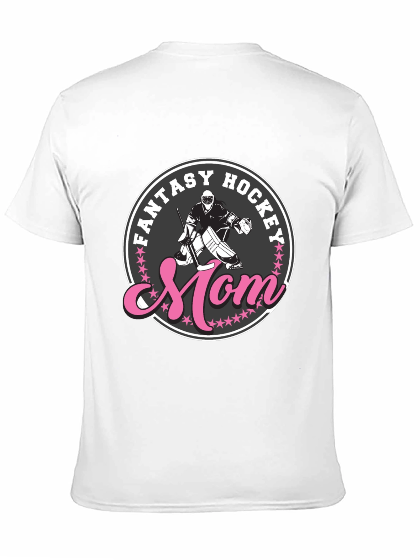 Black Fantasy Hockey Mom T-Shirt view 11