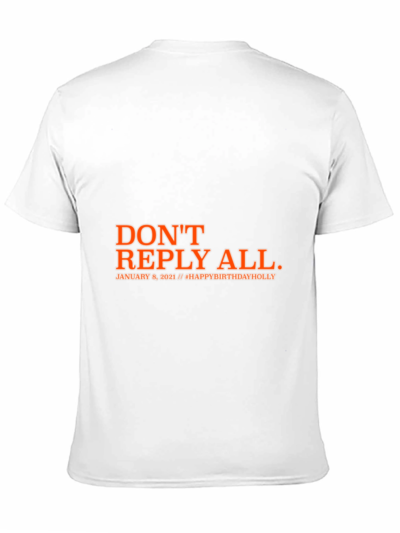 Black Don't Reply All Black Graphic T-Shirt view 11
