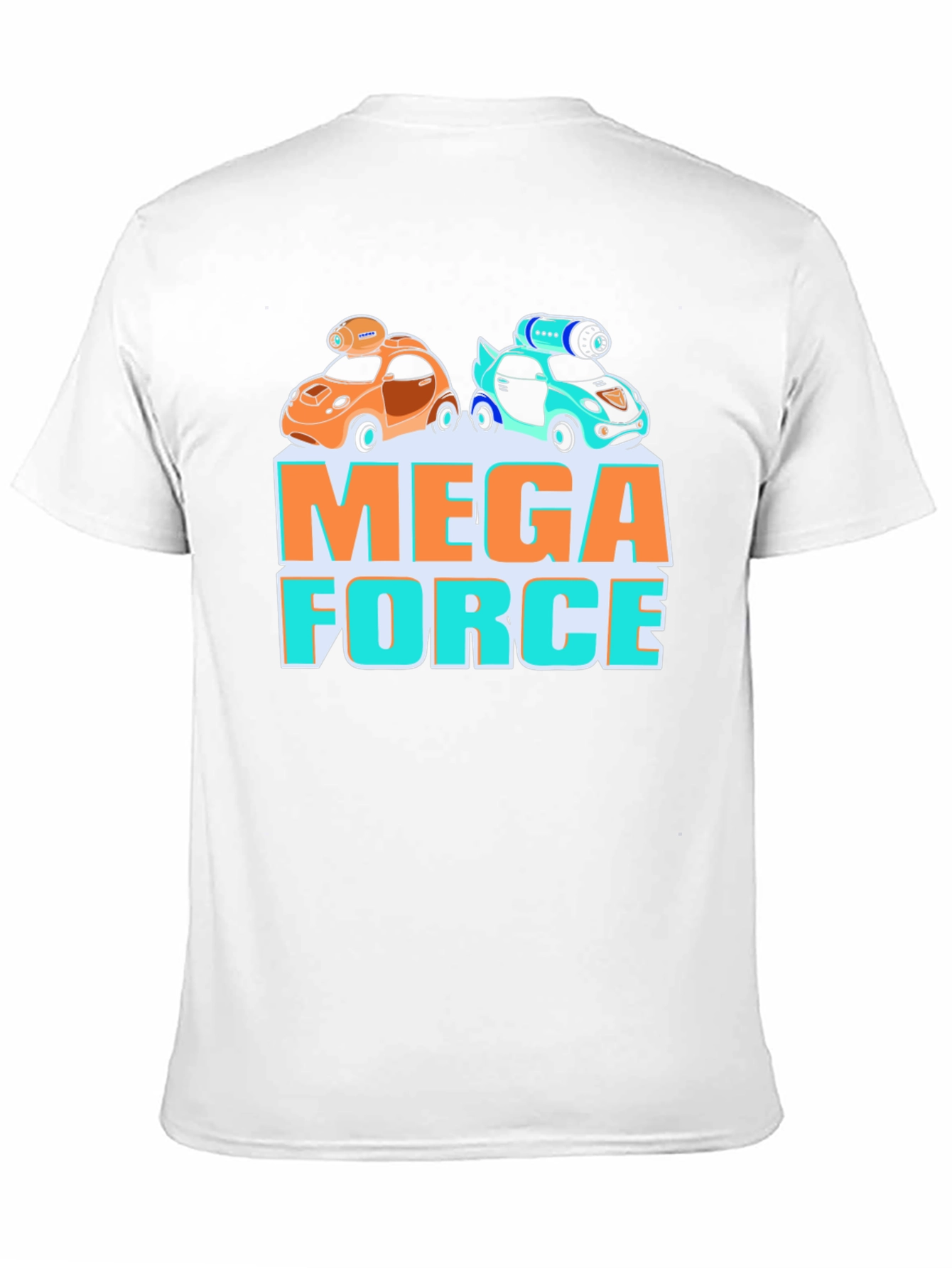 Black Mega Force Graphic Tee - Car Design view 11