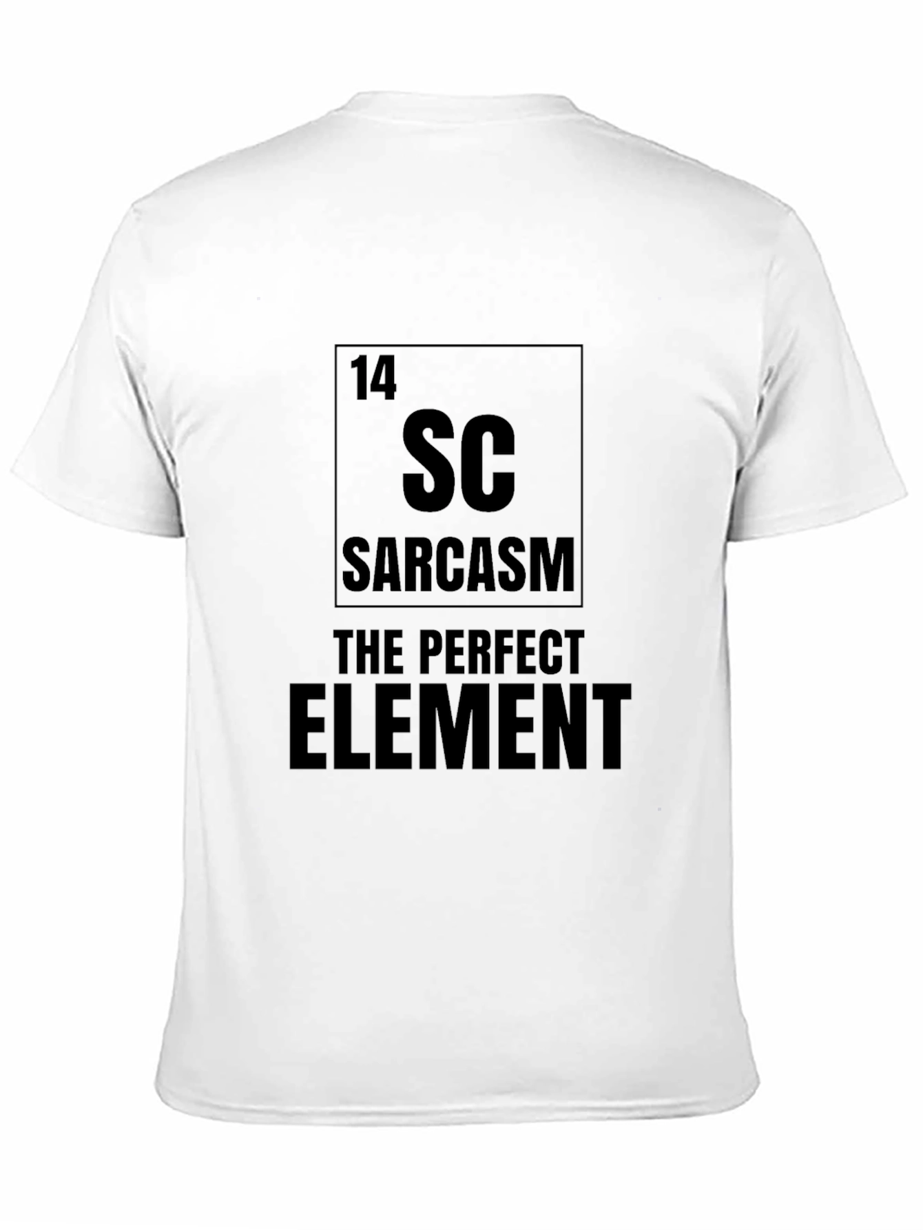 Sarcasm Element T-Shirt - Black Graphic Tee - 11