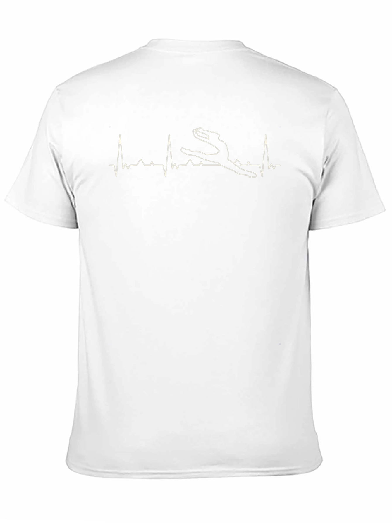 Black Gymnastics Heartbeat T-Shirt - Rhythmic Gymnast Tee view 11