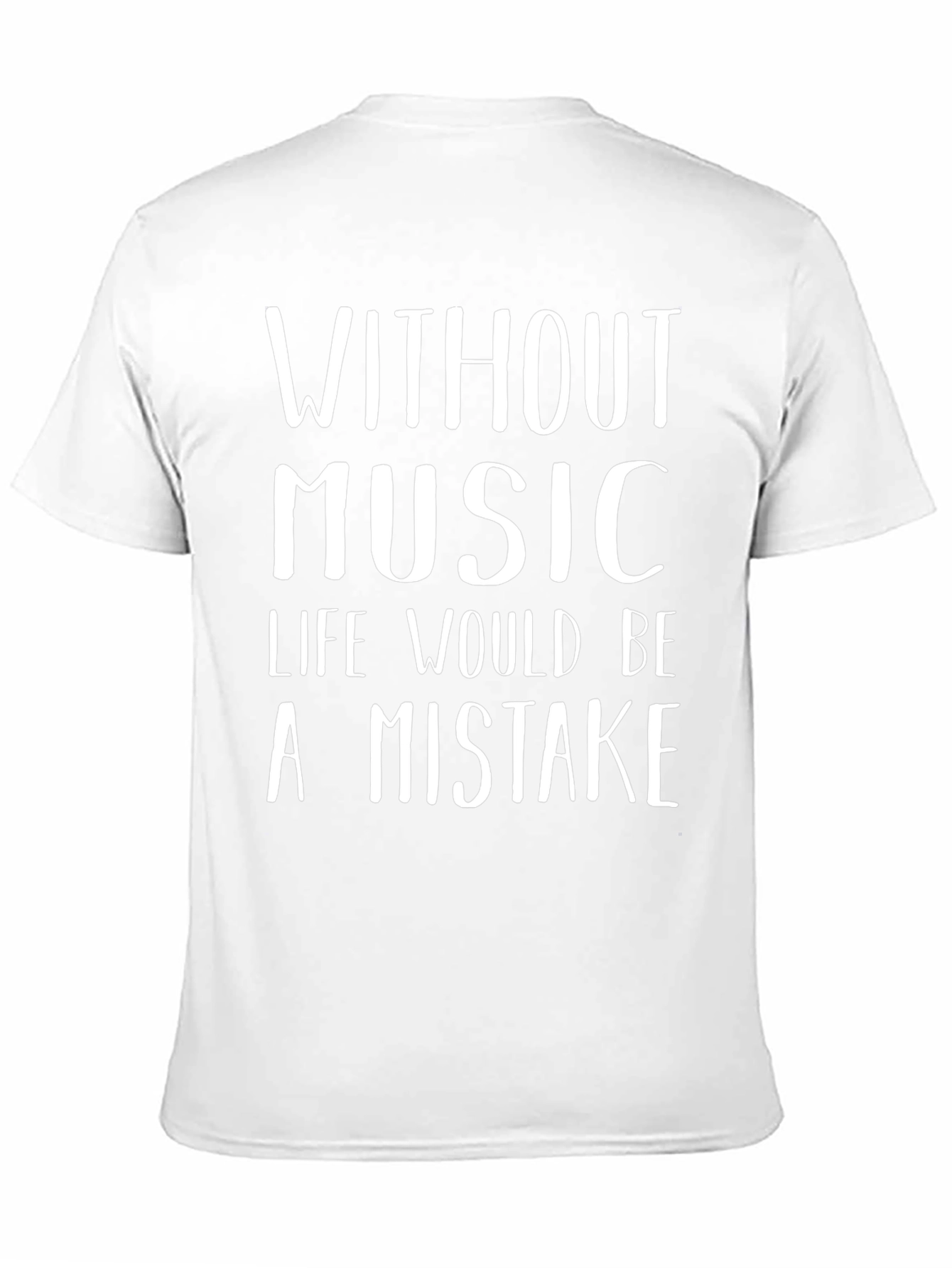Black Without Music Black Graphic Tee view 11