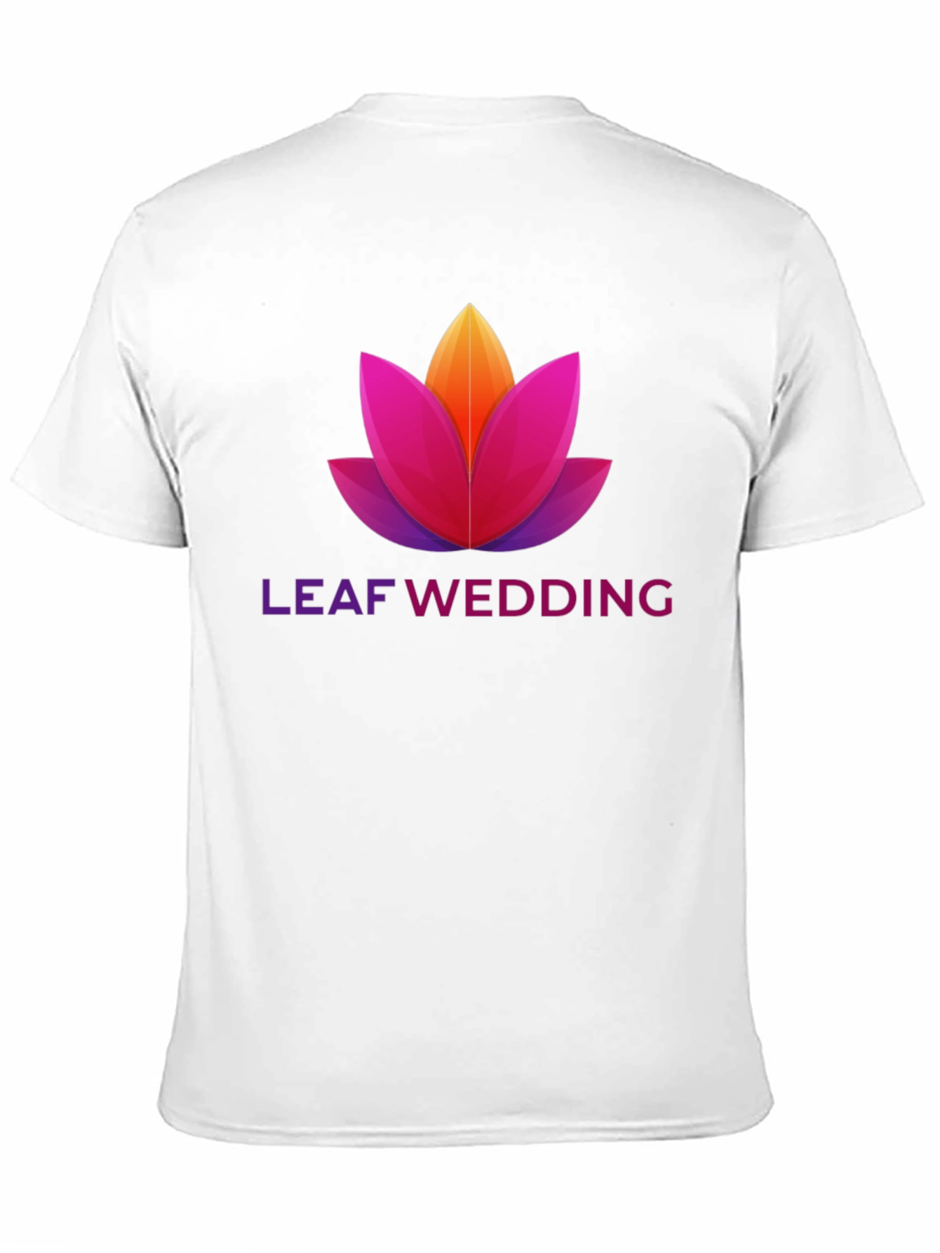 Black Leaf Wedding Graphic T-Shirt view 11