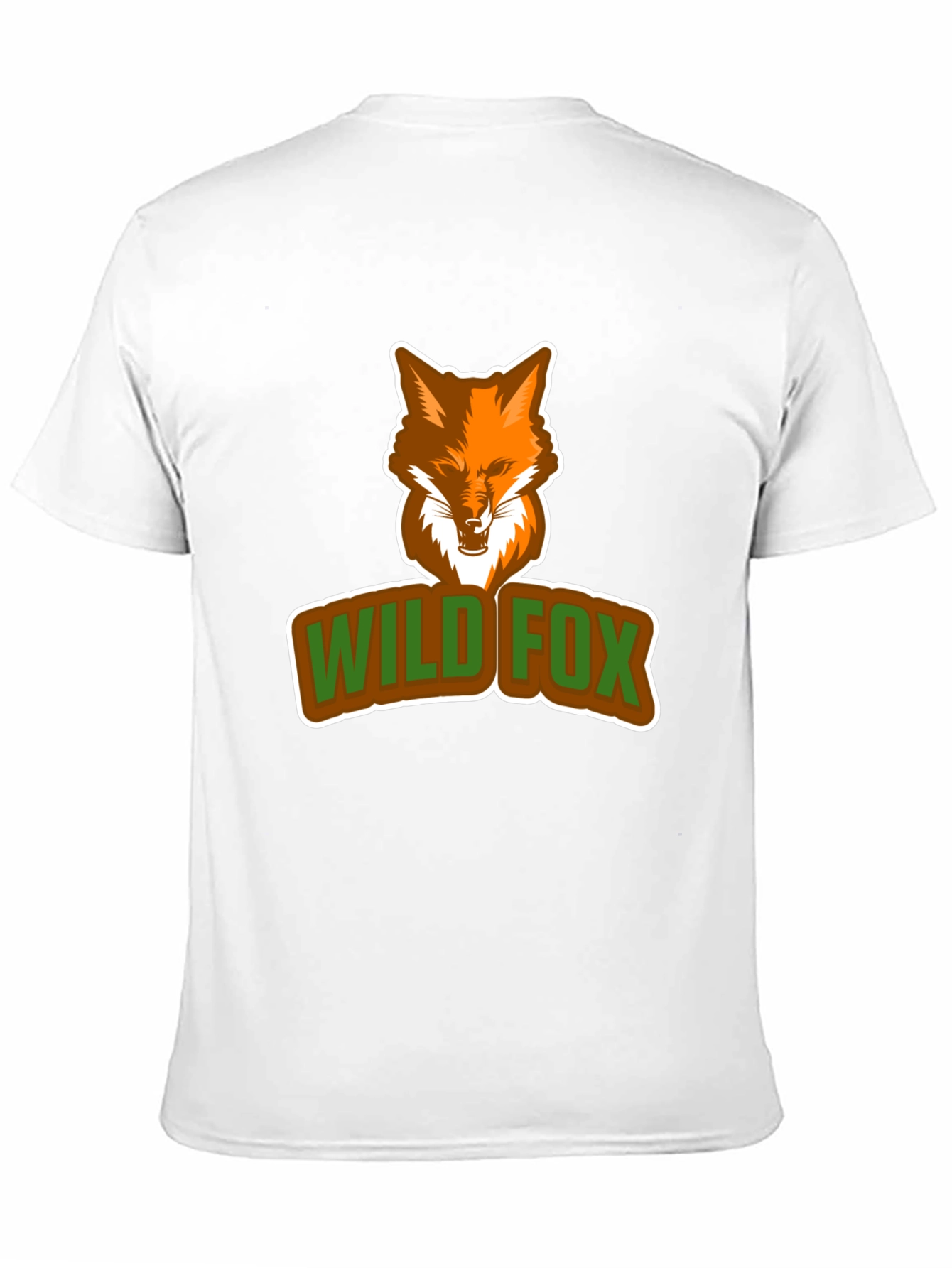 Black Wild Fox Graphic Tee - Stylish Animal Print T-Shirt view 11