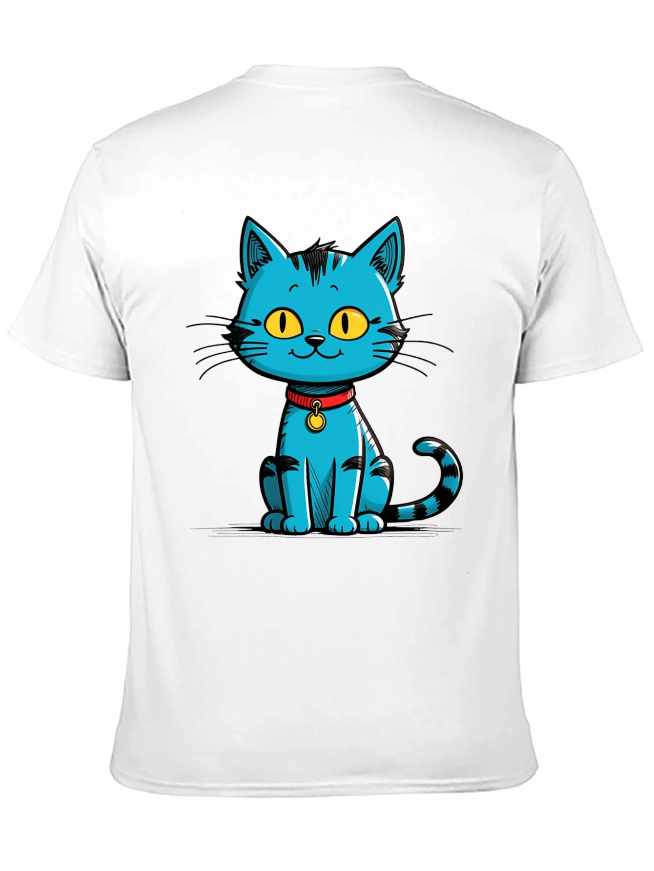 Black Cool Cat Graphic T-Shirt view 11