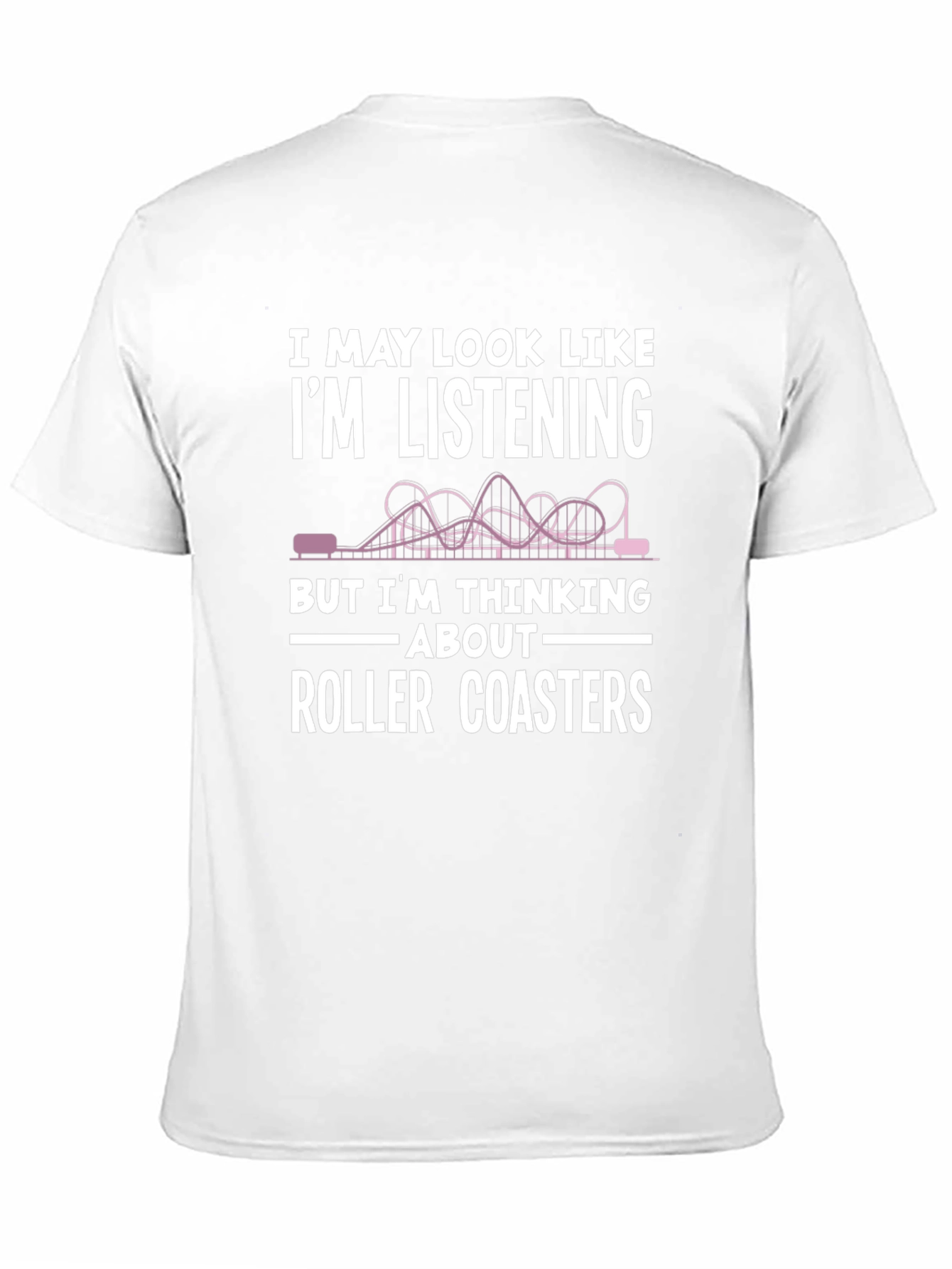 Black Roller Coaster Lover T-Shirt - Funny Gift for Enthusiasts view 11