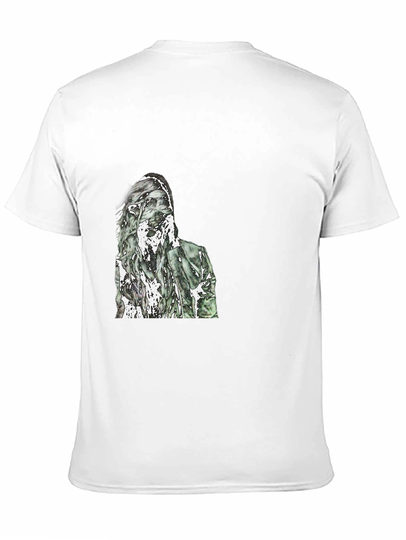 Black Zombie Graphic Tee - Black Crew Neck T-Shirt view 11