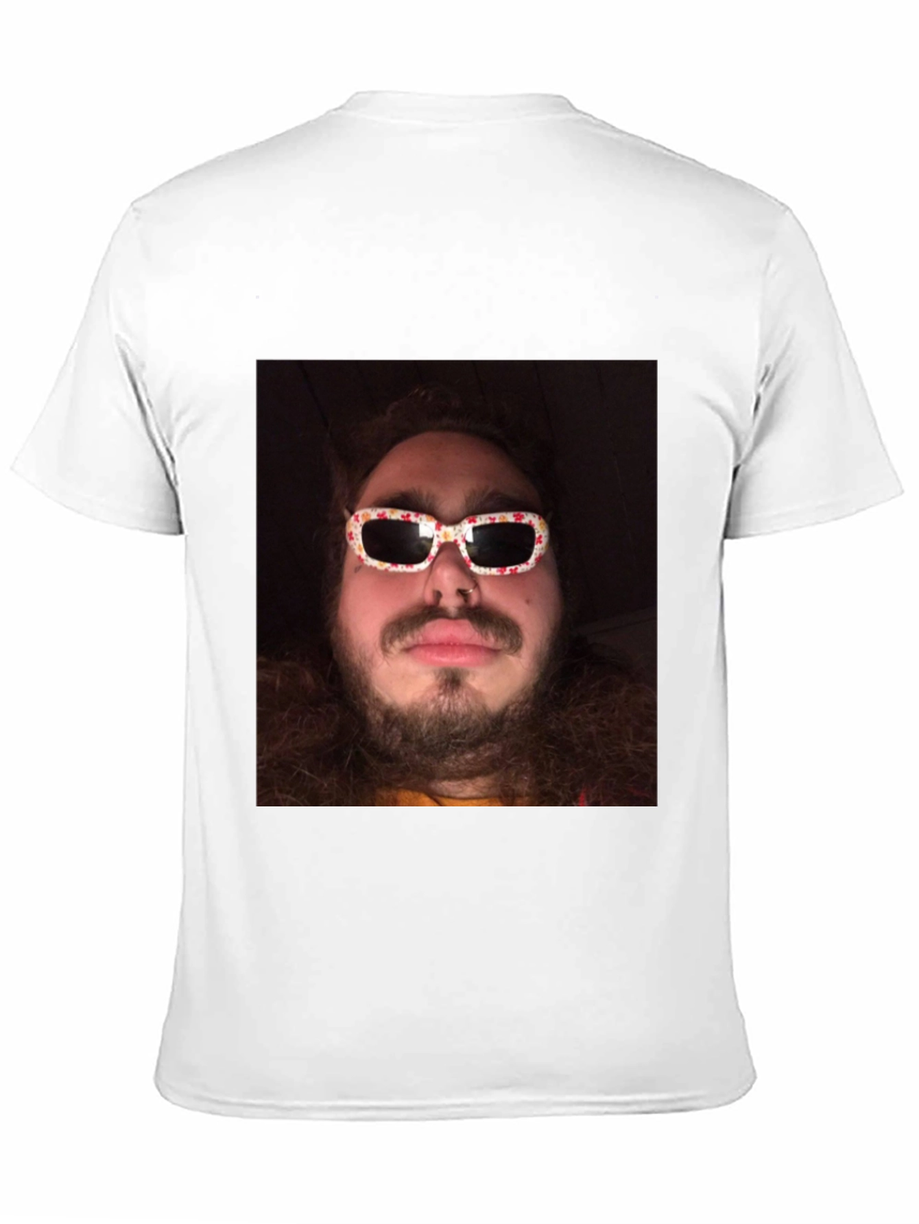 Black Novelty Graphic Tee - Man with Sunglasses view 11