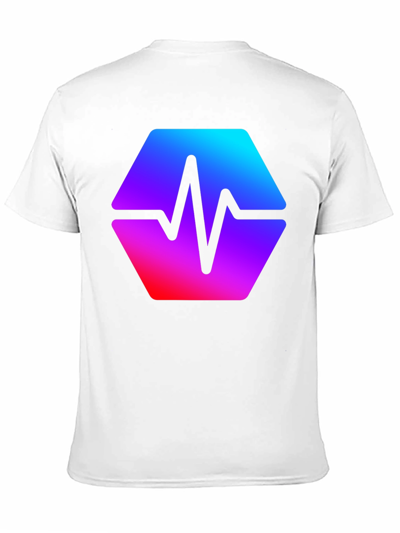 Black Hex Pulse Graphic T-Shirt - Modern Style view 11
