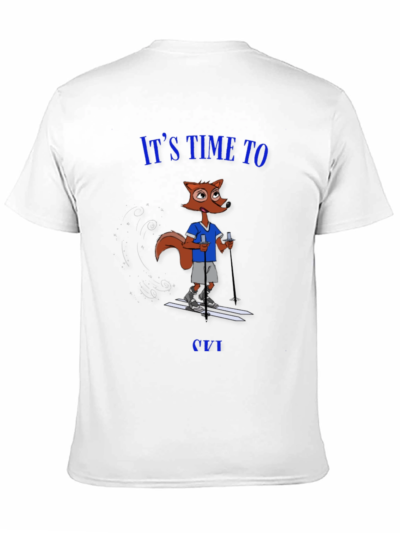 Black It's Time to Ski T-Shirt view 11