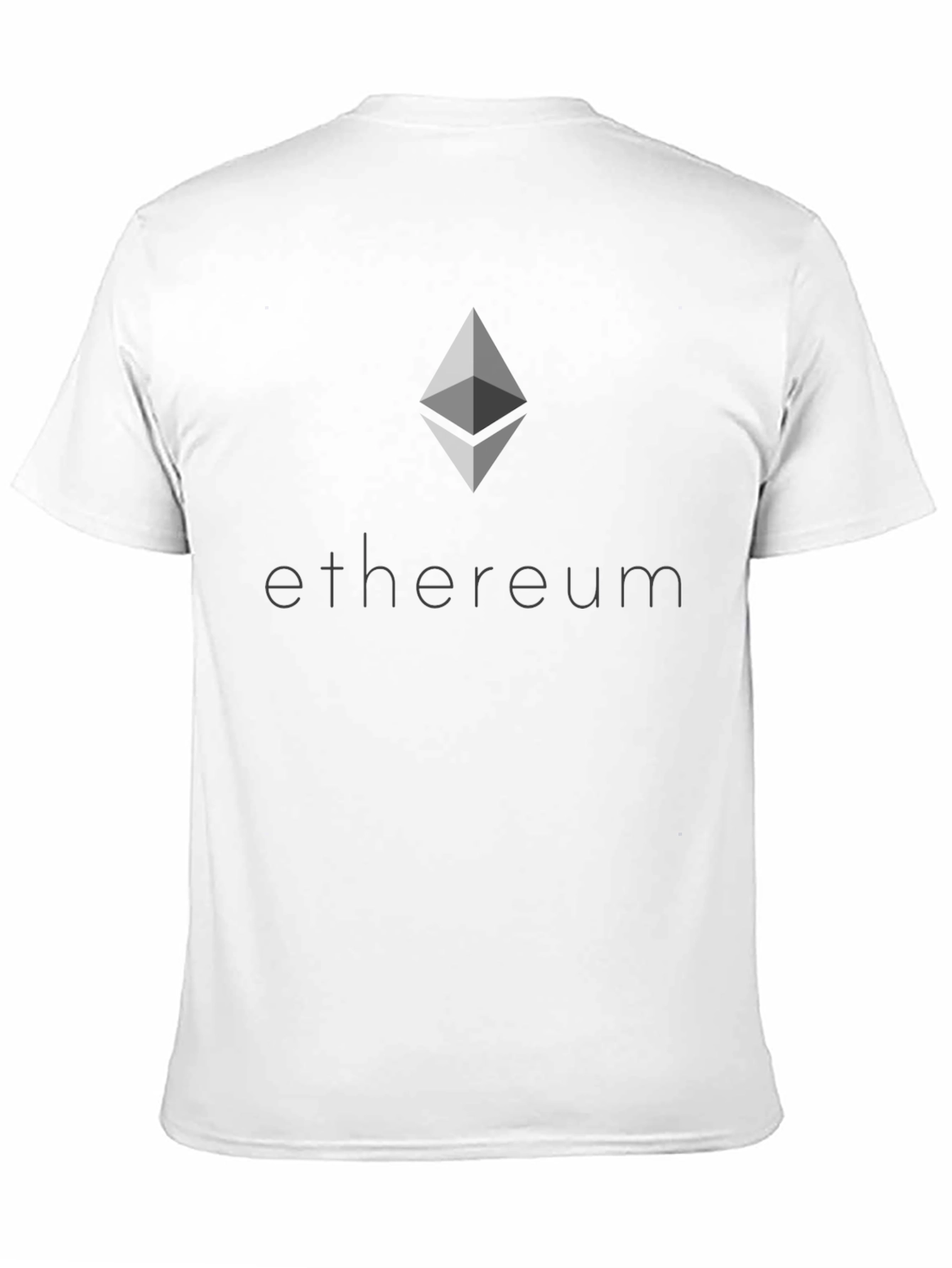 Black Ethereum Crypto Black T-Shirt - Modern Tech Tee view 11