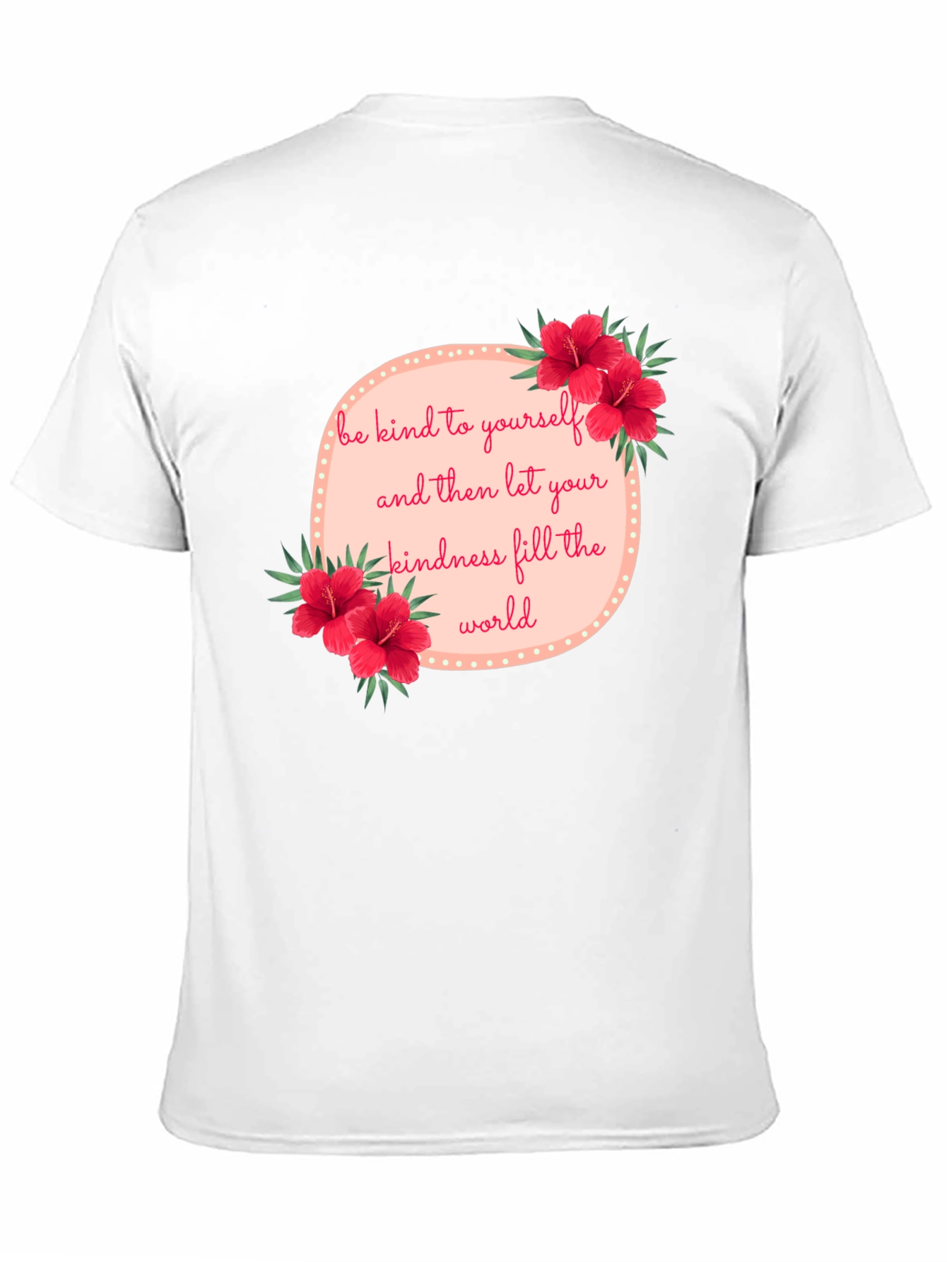 Black Kindness Floral Graphic Tee - Black view 11