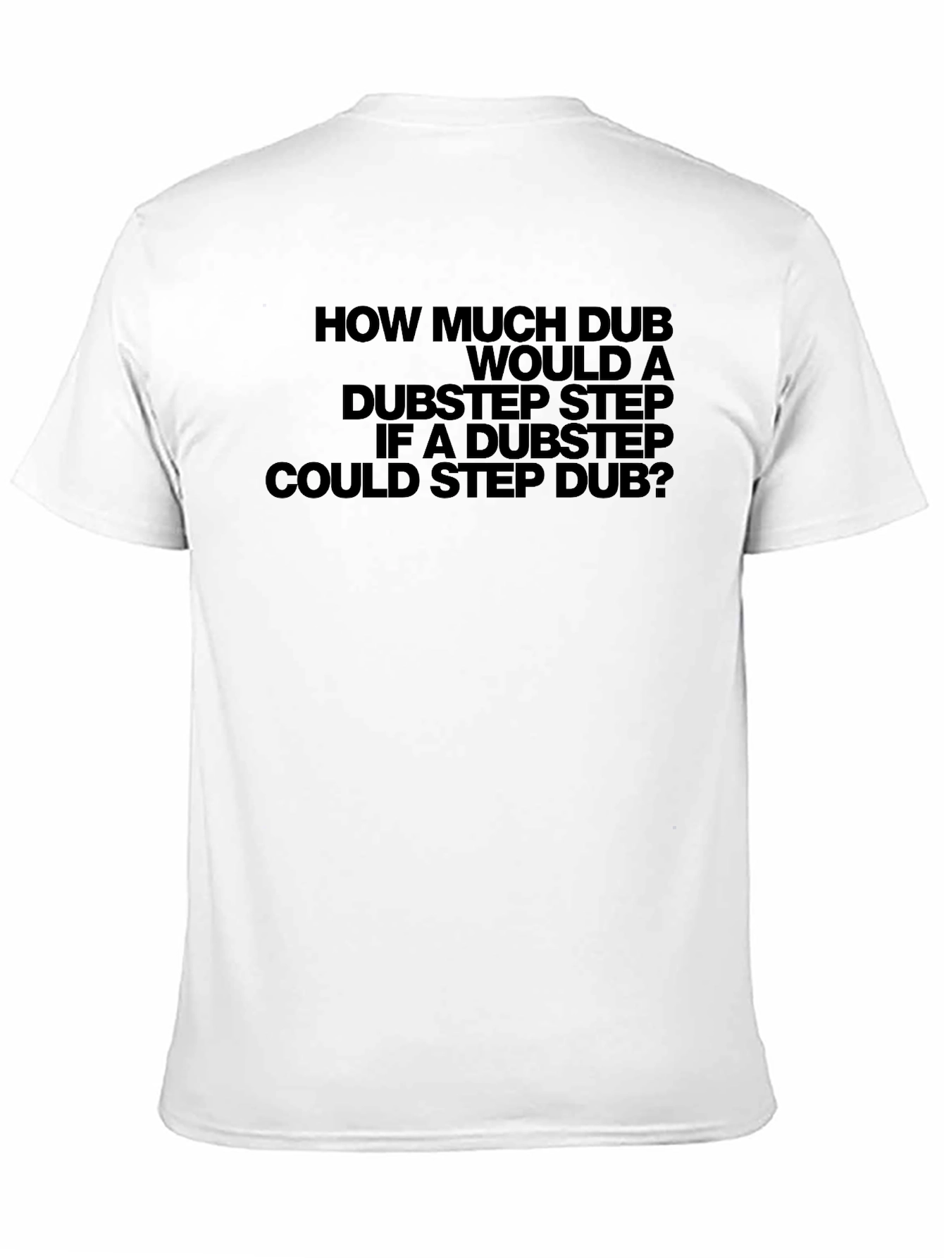 Black Dubstep Tongue Twister Black T-Shirt view 11